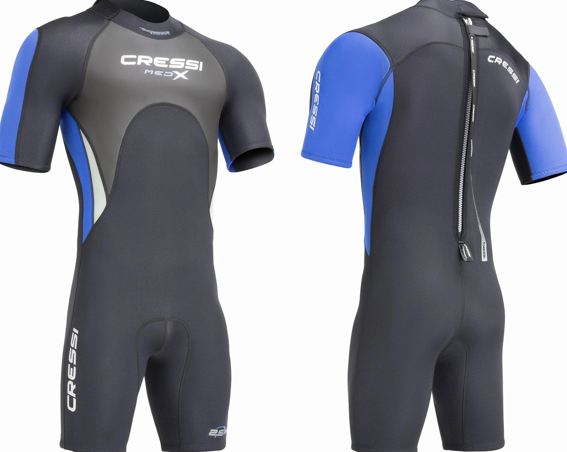 Cressi Med X Men's - Shorty męski kombinezon neoprenowy Premium Neopren 2,5 mm