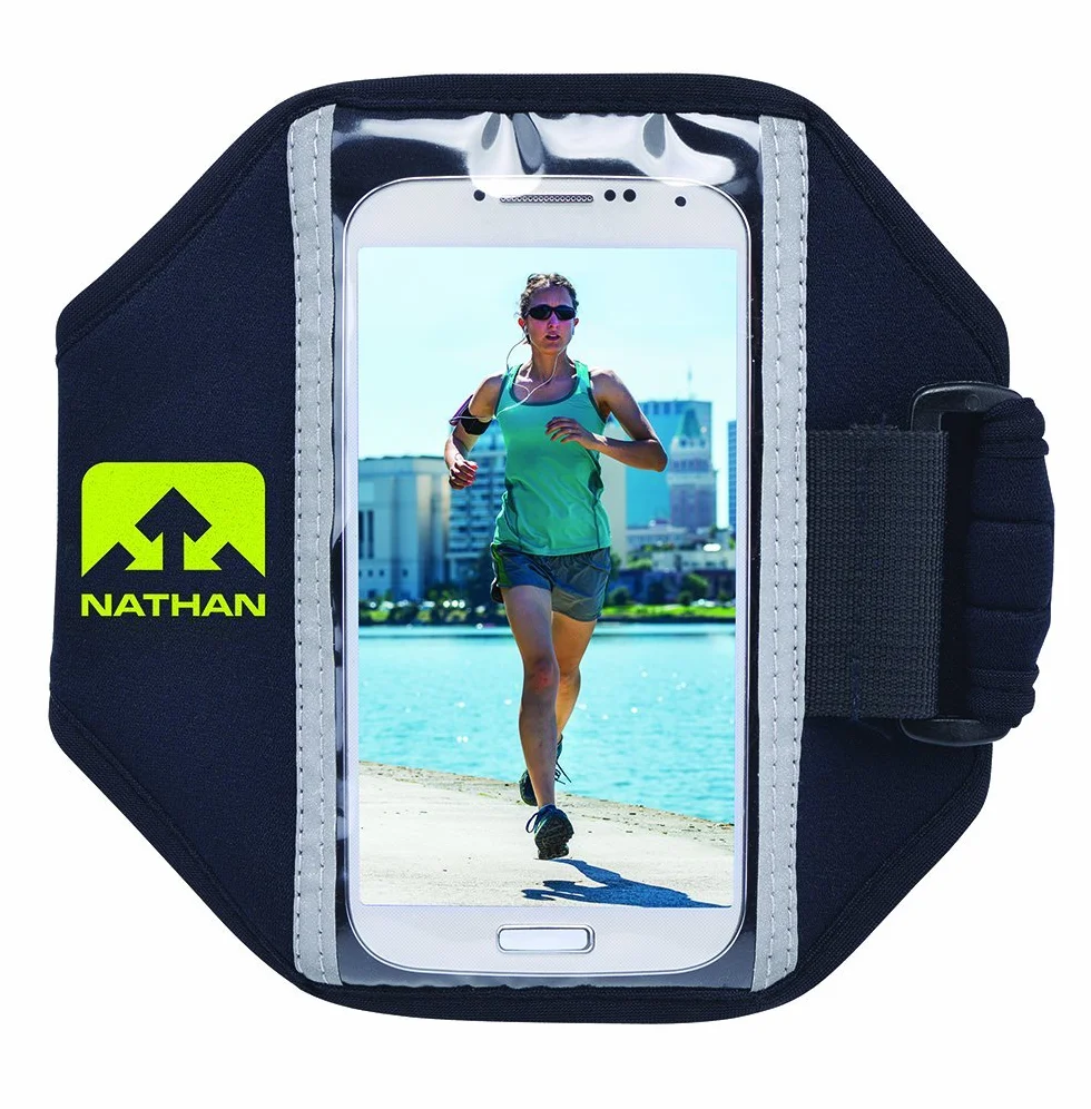 Nathan Super 5k, Black/Sulfur Spring, One Size, 4923NBE