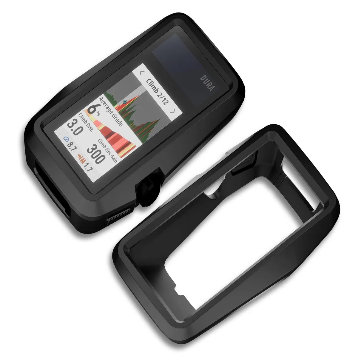 Premium silikonowe etui ochronne do Coros Dura Solar na rower GPS, odporne na upadki, antypoślizgowe, trwałe