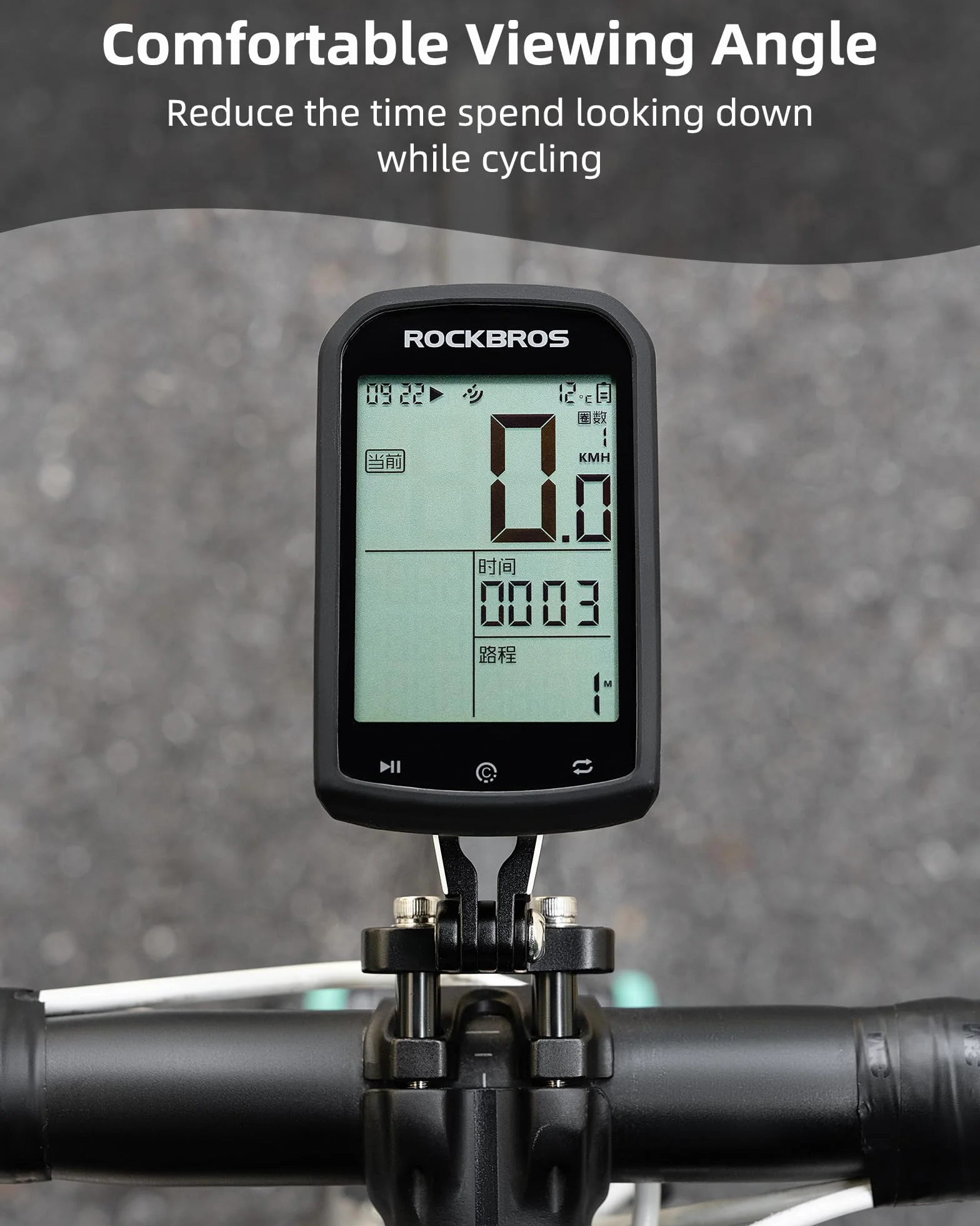 ROCKBROS Uchwyt na Licznik Rowerowy Kompatybilny z Garmin Bryton Wahoo 3 Rodzaje