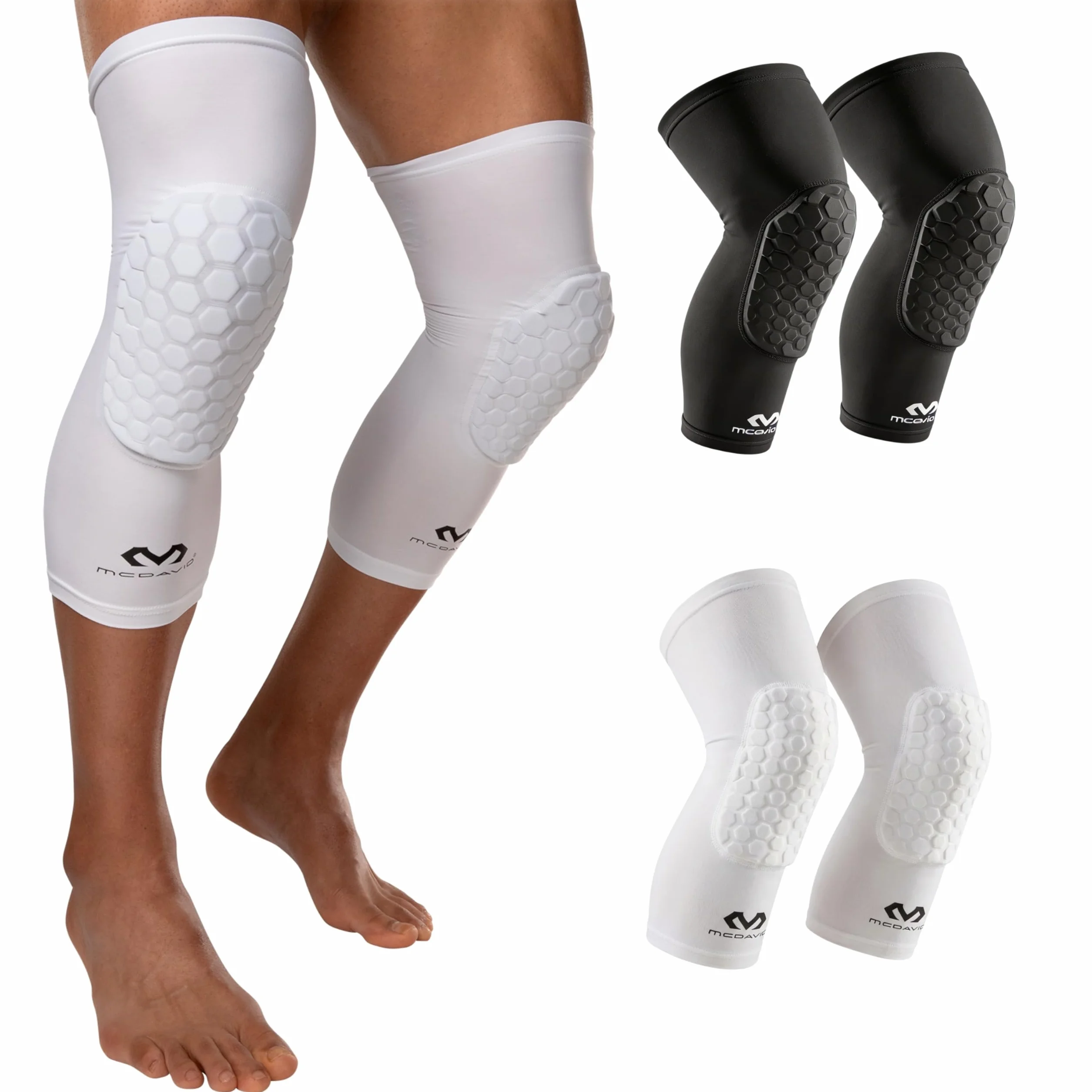 McDavid 6446R Hexpad mankiet kompresyjny na kolana ochraniacz unisex dla dorosłych
