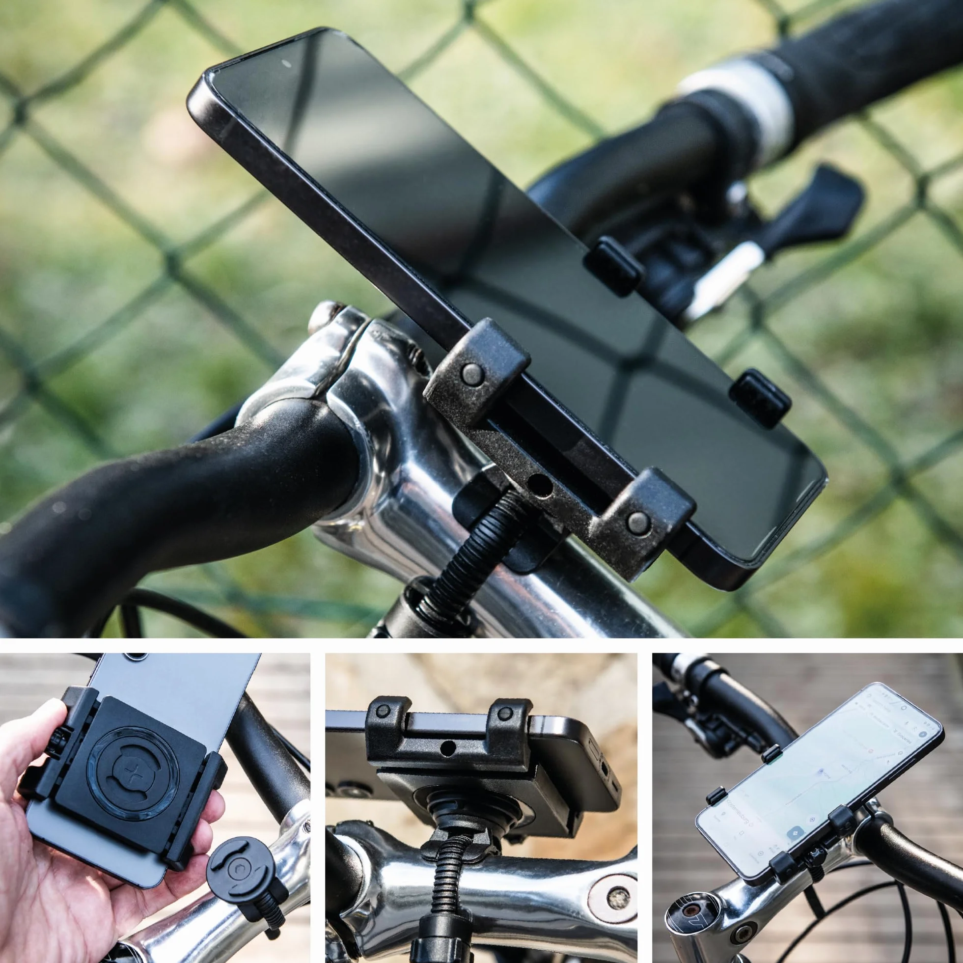 SP Connect Uniwersalny Uchwyt Rowerowy na Telefon 58-85mm Stojak Smartfona Rower Górski