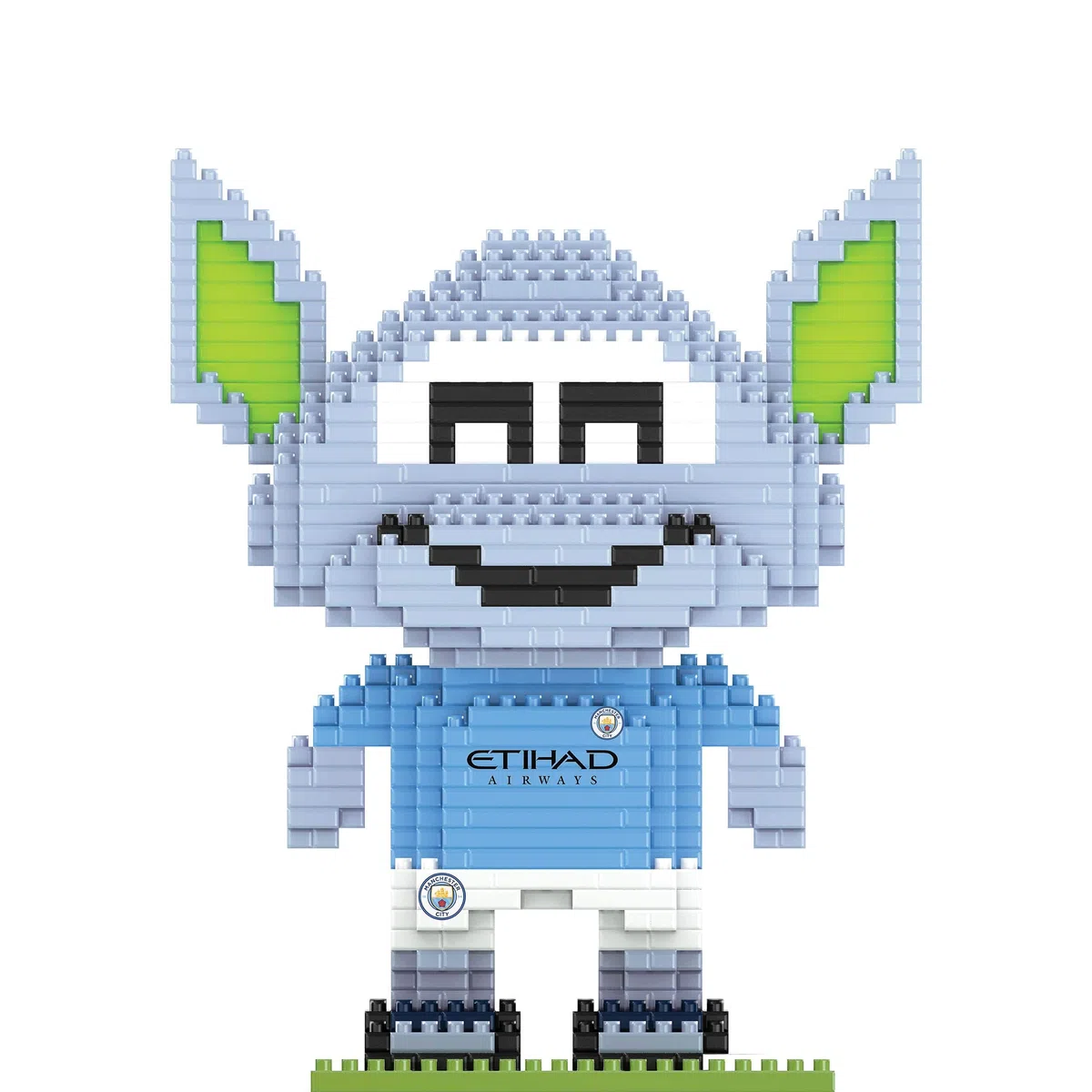 FOCO Oficjalny produkt licencjonowany Moonchester Manchester City FC BRXLZ maskotka 3D Bricks zabawka konstrukcyjna model