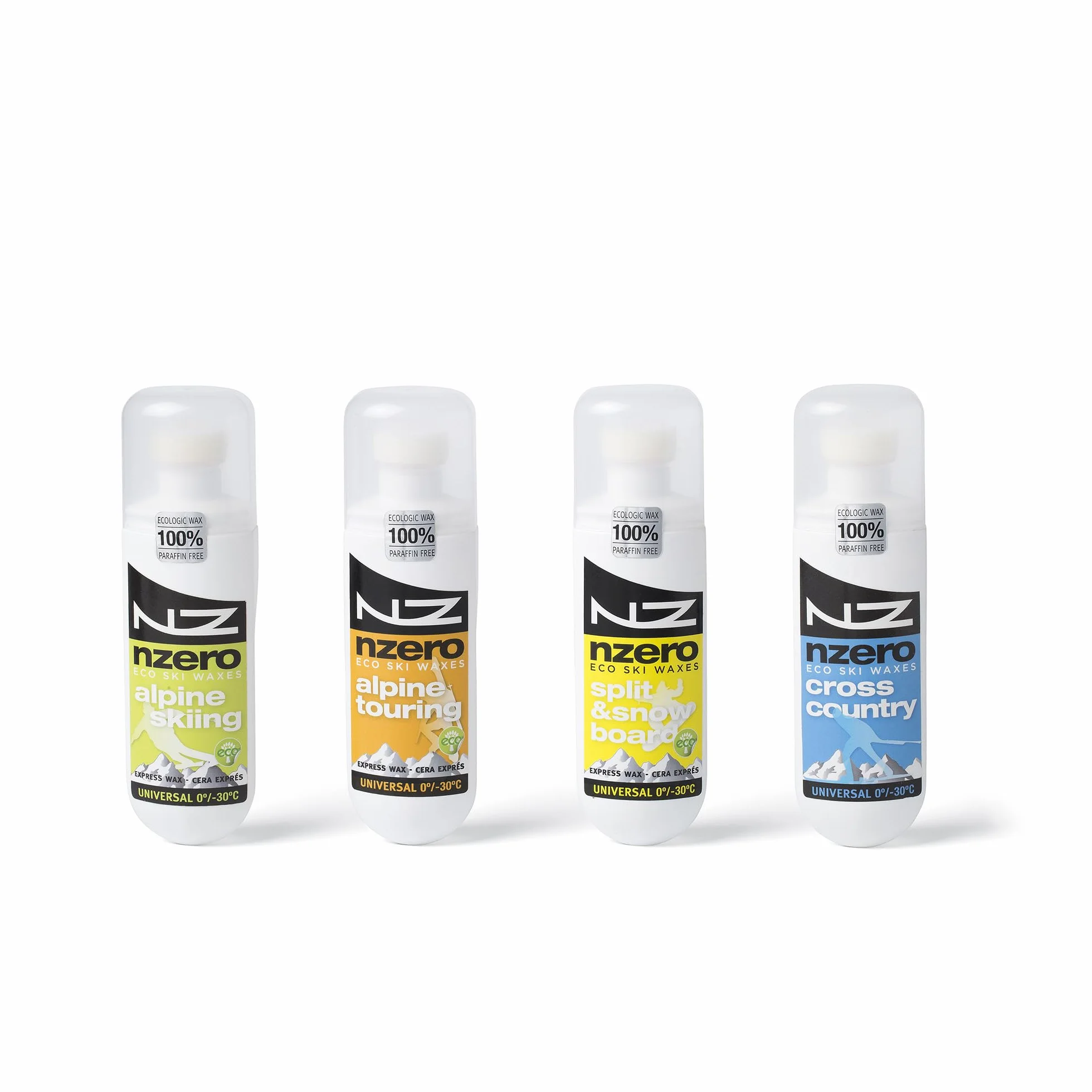 NZEROWAX | Organiczny płynny wosk do nart biegowych | Nadaje się do wszystkich warunków śniegowych | 100% pochodzenia roślinnego | Zrównoważony i ekologiczny | 100 ml
