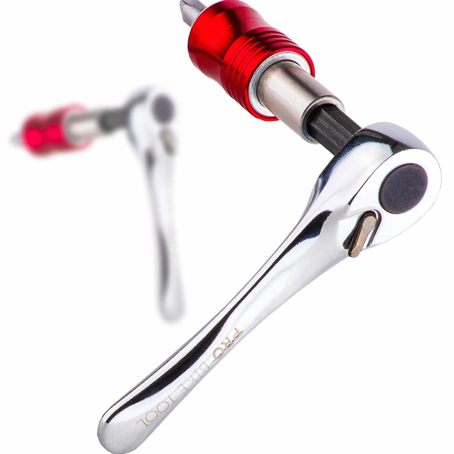 PRO BIKE TOOL minigrzechotka z 10 bitami w twardej obudowie, zestaw, narzędzie wielofunkcyjne do naprawy roweru, uniwersalny zestaw narzędzi rowerowych w podróży, w domu
