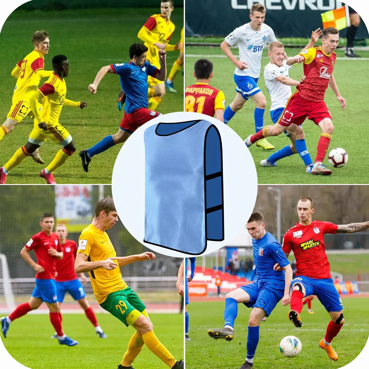 6-częściowy zestaw do gry w piłkę nożną, sportowy bibs z siateczki, body treningowe, koszykówka, koszulka sportowa dla dorosłych, kamizelka z siateczki, do treningu, dla mężczyzn i kobiet
