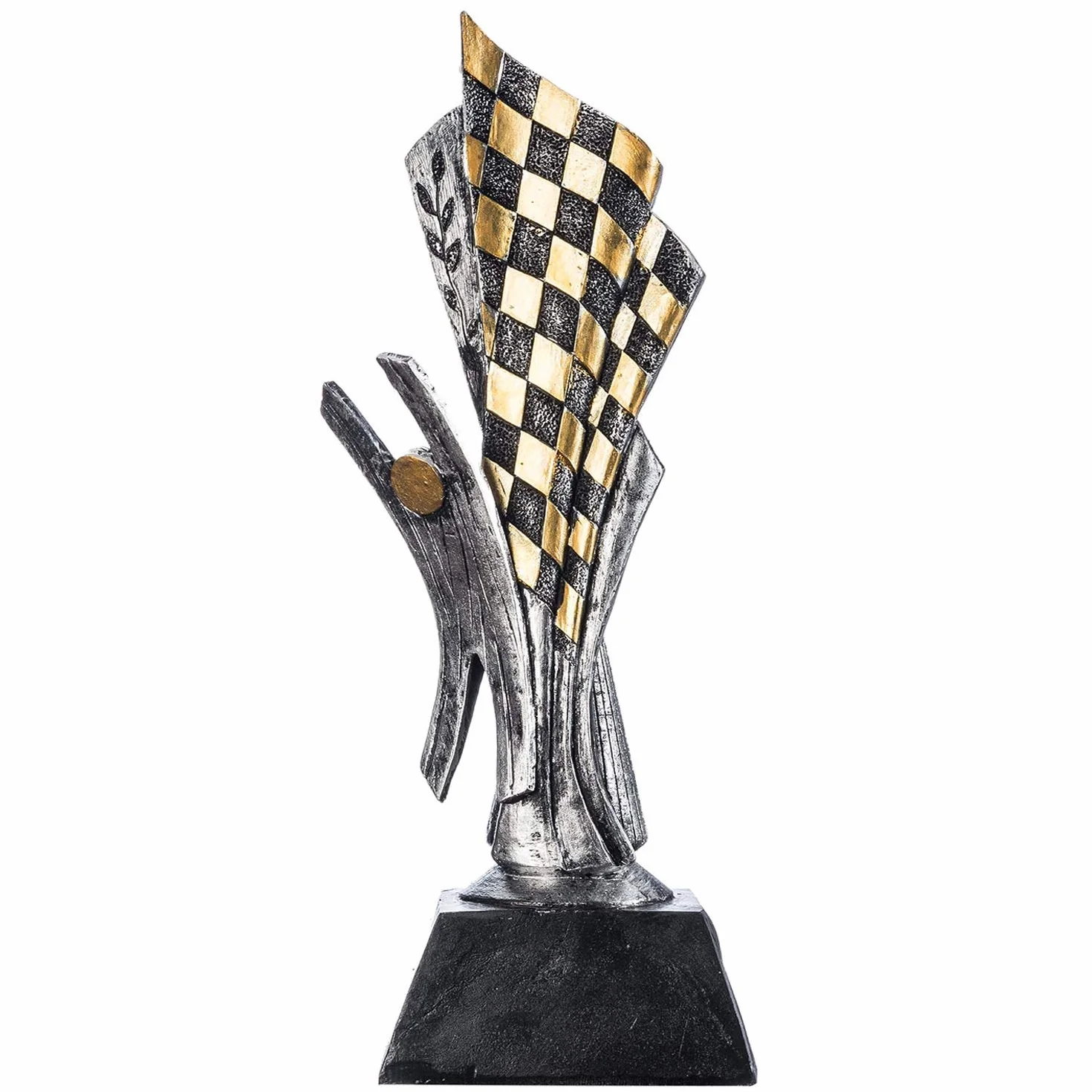 Trofeum wyścigowe - Puchar Zwycięzcy Sportów Motorowych Statuetka Zwycięstwa Ceremonia wręczenia gokartów 26 cm misternie modelowane i ręcznie malowane (Puchar Zwycięzcy - Sporty Motorowe)
