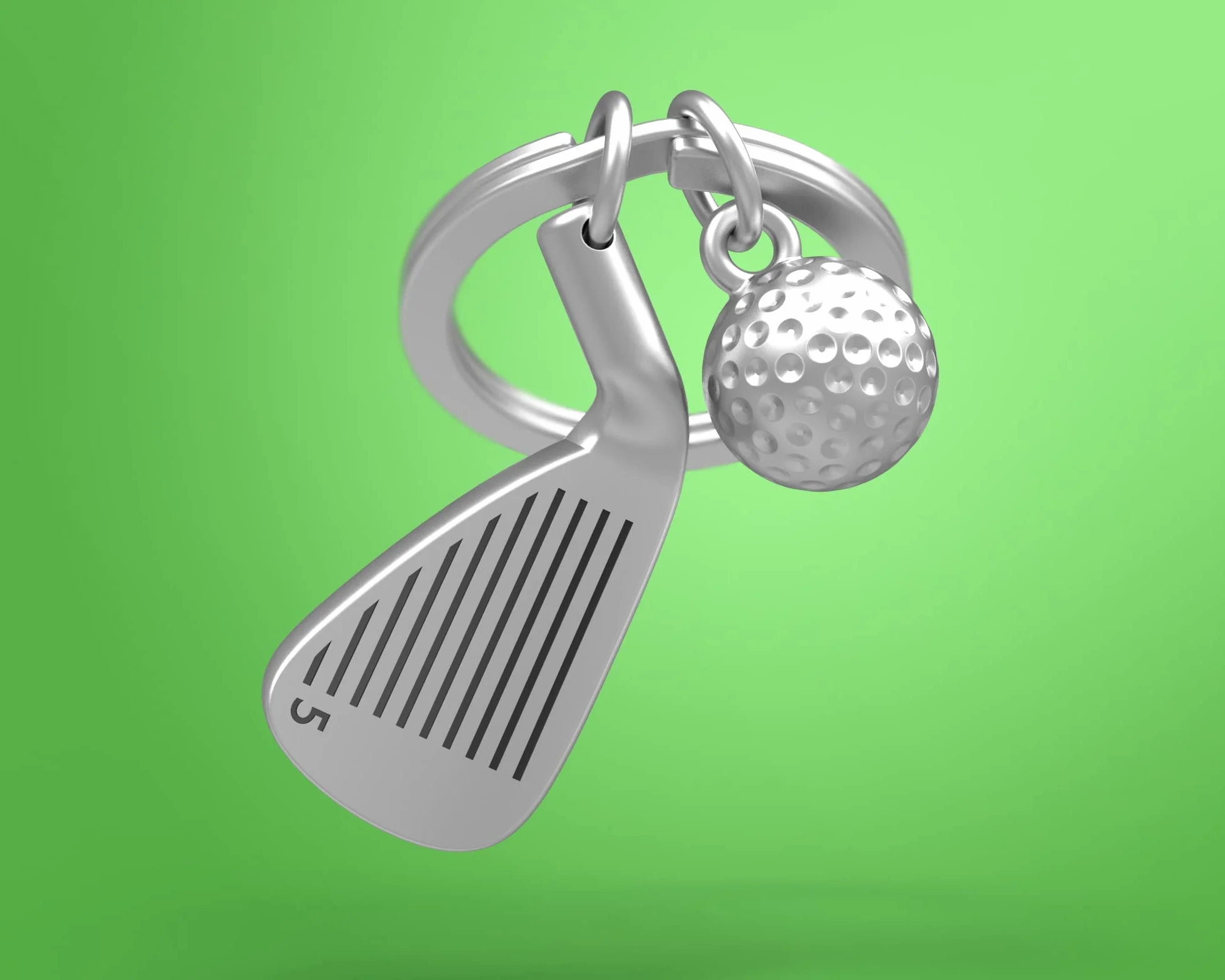 Golf Brelok do kluczy klubowych, Szary, 32