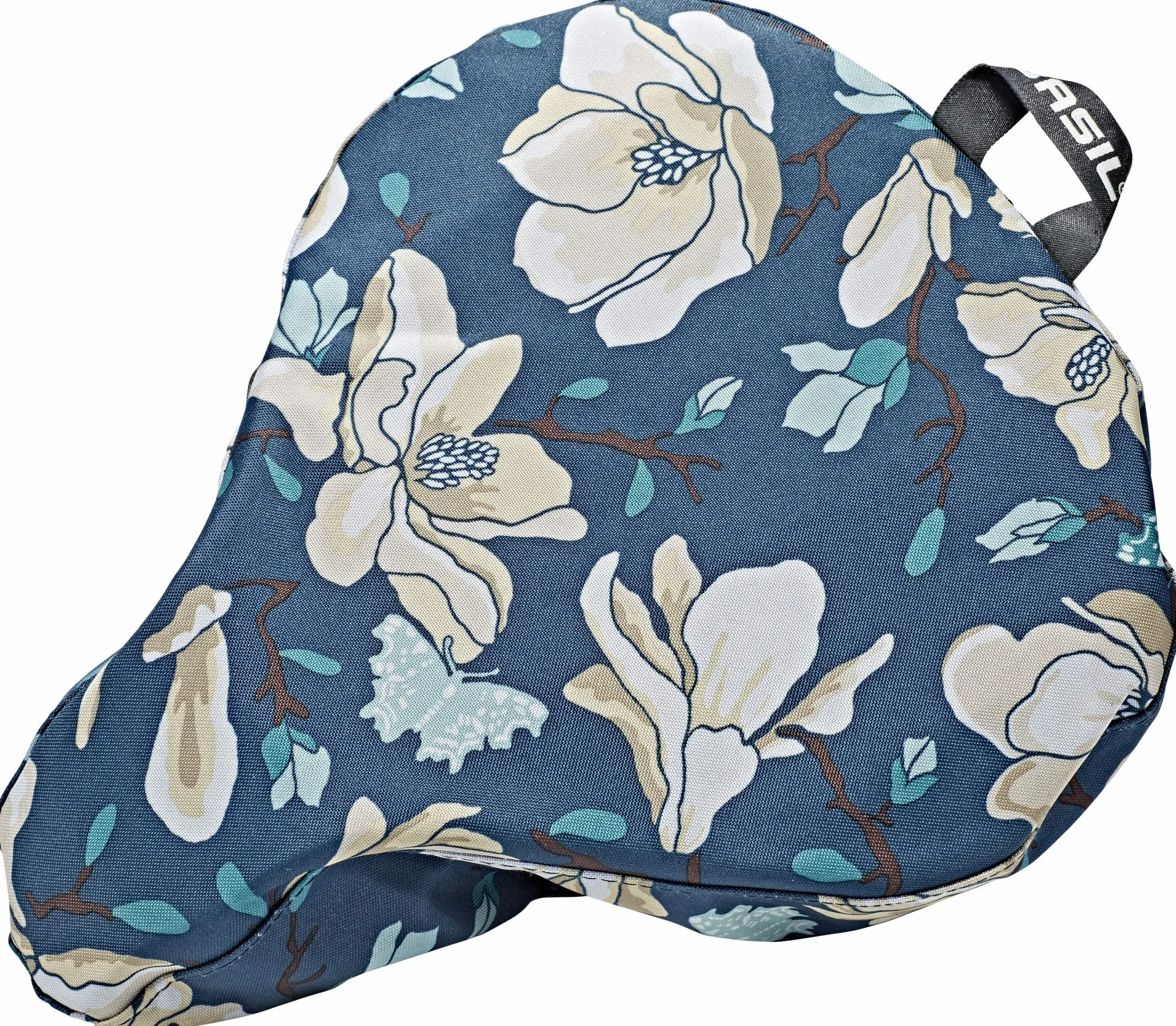 Basil Unisex – dla dorosłych Magnolia pokrowiec na siodełko rowerowe, Teal Blue, One Size
