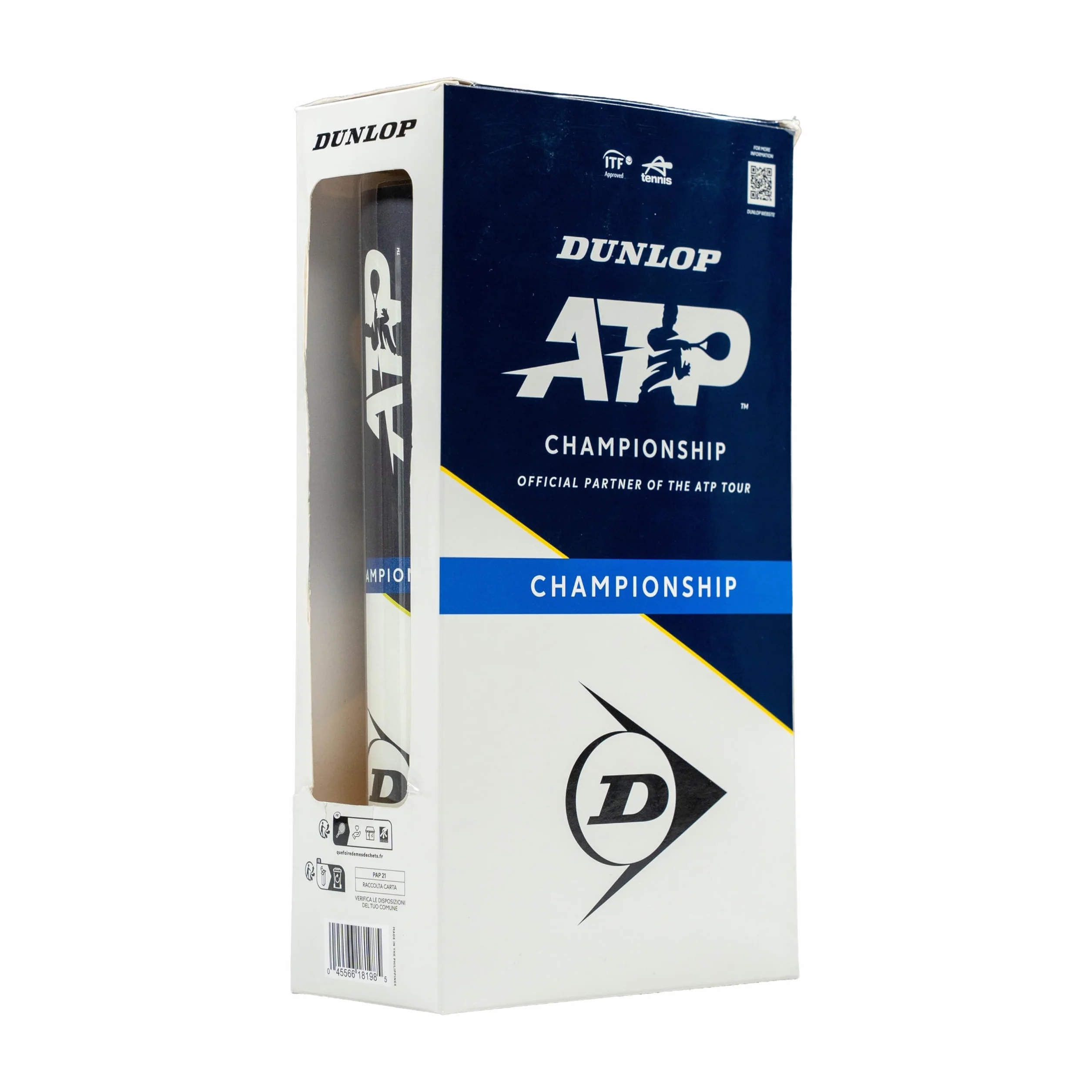 DUNLOP Piłka tenisowa ATP Championship – na piasek, twarde boisko i trawnik (2 x 4 piłki)