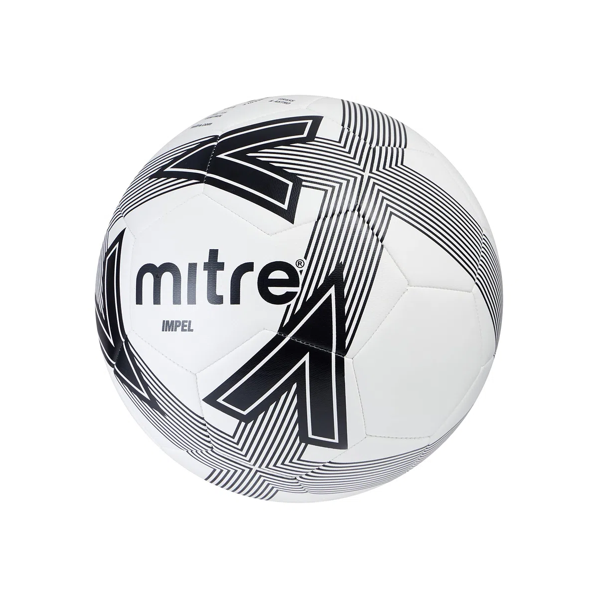 Mitre Impel L30P piłka nożna, bardzo trwała, zachowuje kształt, biały/czarny, 3