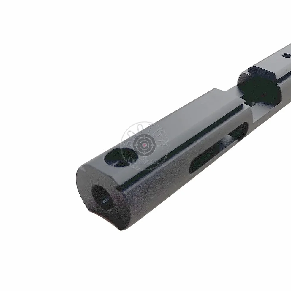 Krótki czarny rowek jaskółczy ogon ze stopu aluminium do pistoletów pompowanych CO2 Crosman 1377 1322 2240 2250 2260