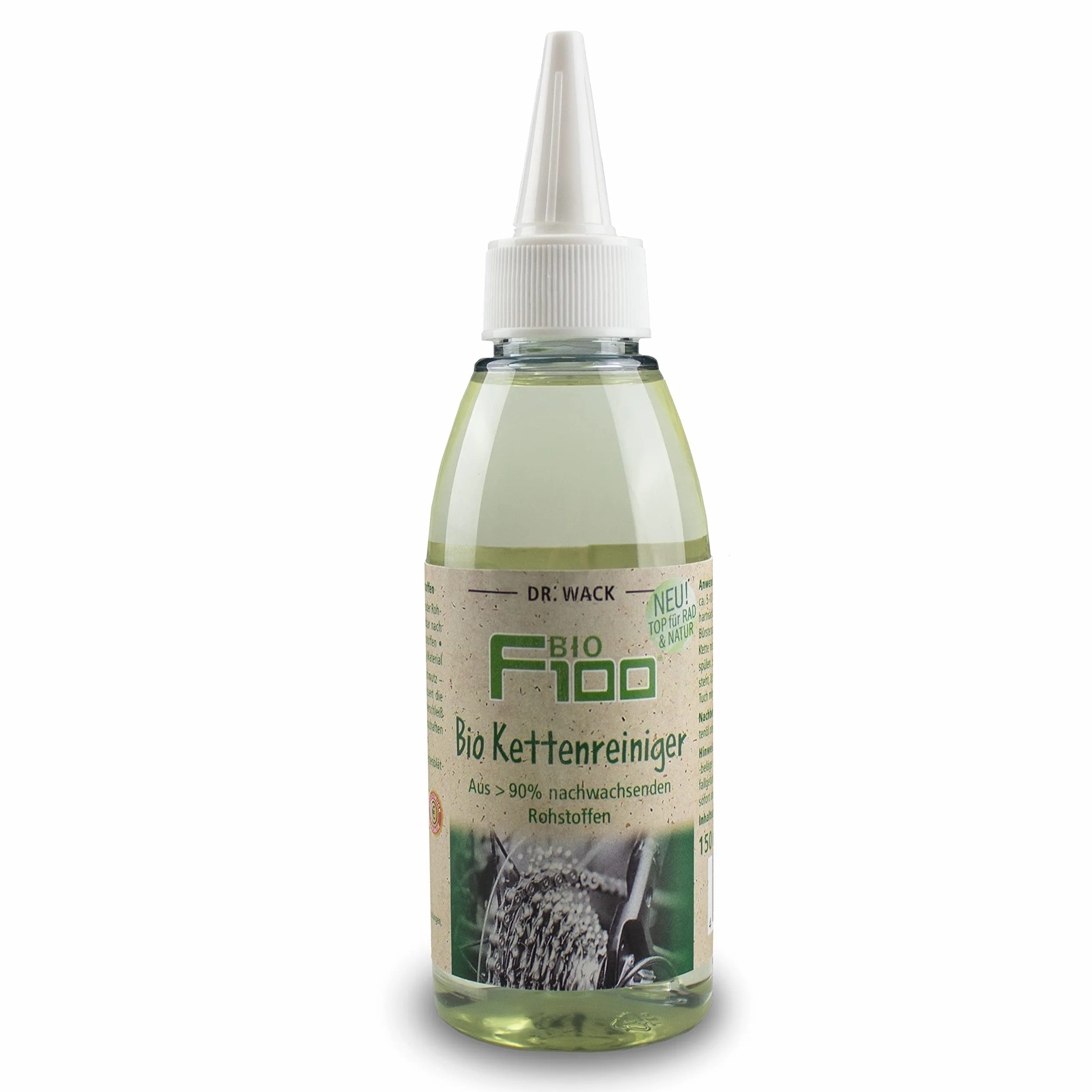 DR. WACK F100 Bio środek do czyszczenia łańcuchów rowerowych 100 ml – skuteczne czyszczenie łańcucha – ochrona przed zużyciem – ekologiczny środek czyszczący do wszystkich rowerów – wysokiej jakości