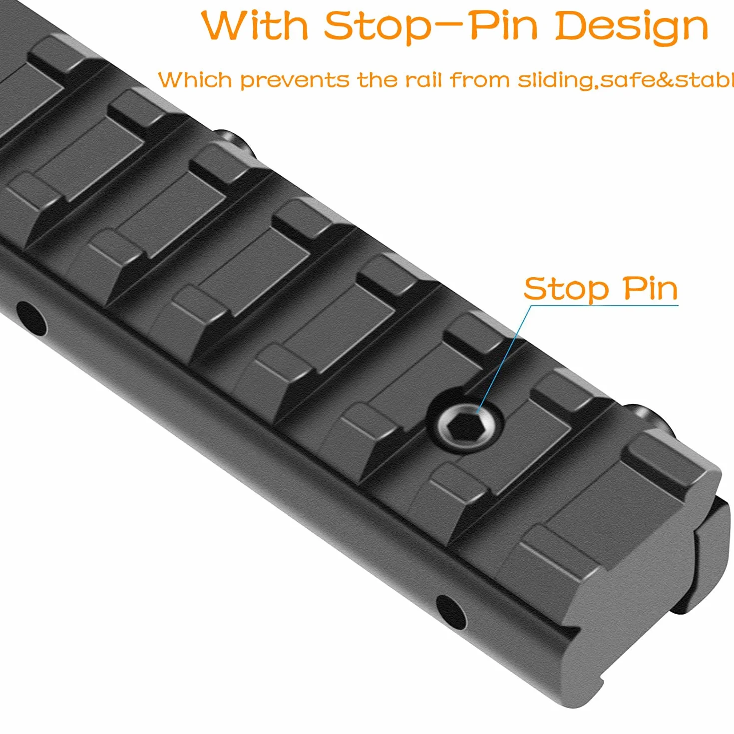 ACEXIER Picatinny Rail Adapter 11mm do 20mm Tactical Zakres Przedłużenie Mount