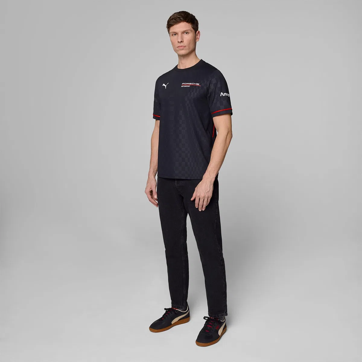 PUMA Porsche Motorsport męska koszulka drużynowa - czarna