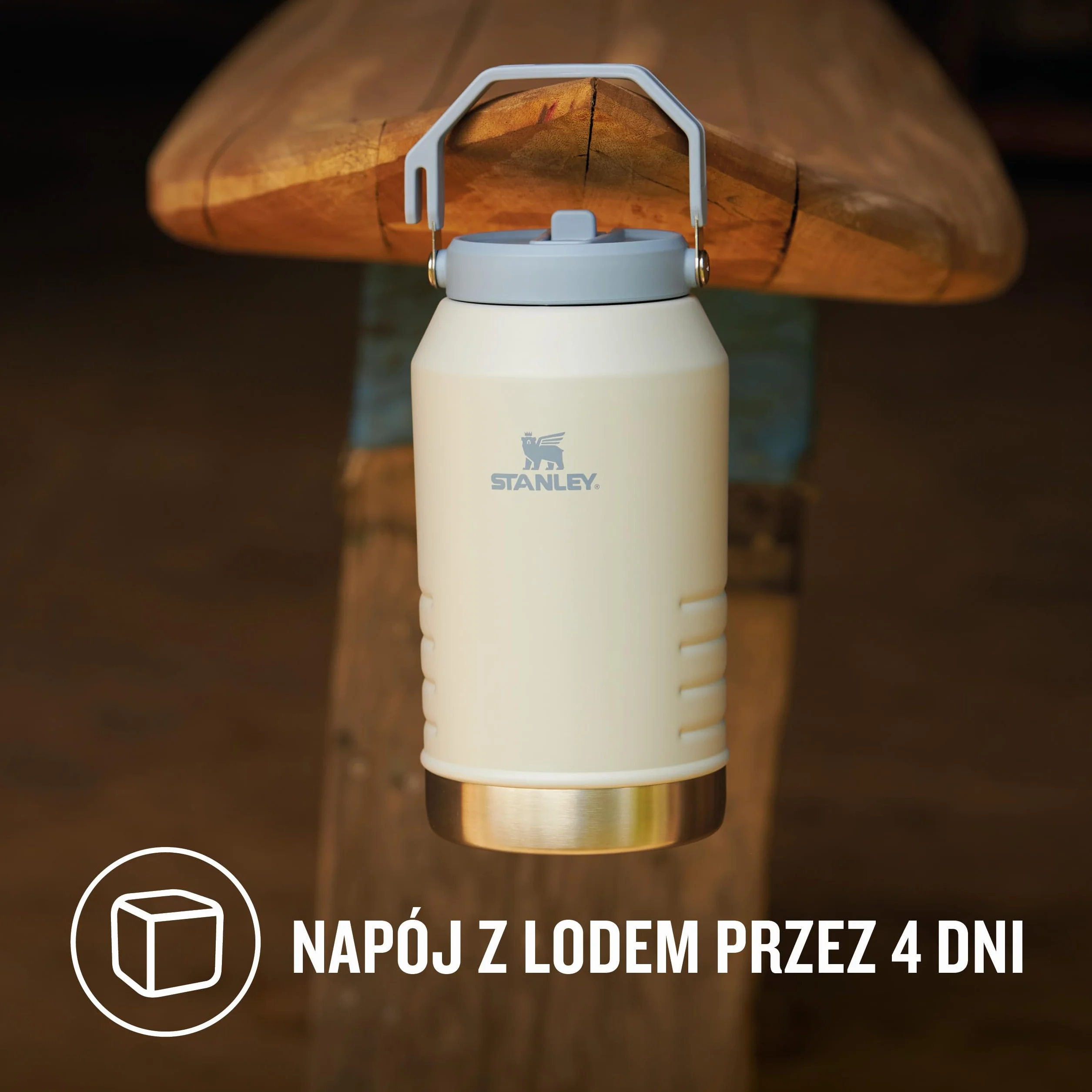 Stanley 1913 Iceflow Flip Straw 2.0 Jug 1.90L - 20 Godzin Zimna - 4 Dni Mrożona - Szczelna - Butelka Na Wodę Ze Stali Nierdzewnej - Nie Zawiera BPA - Można Myć W Zmywarce - Butelka Na Siłownię