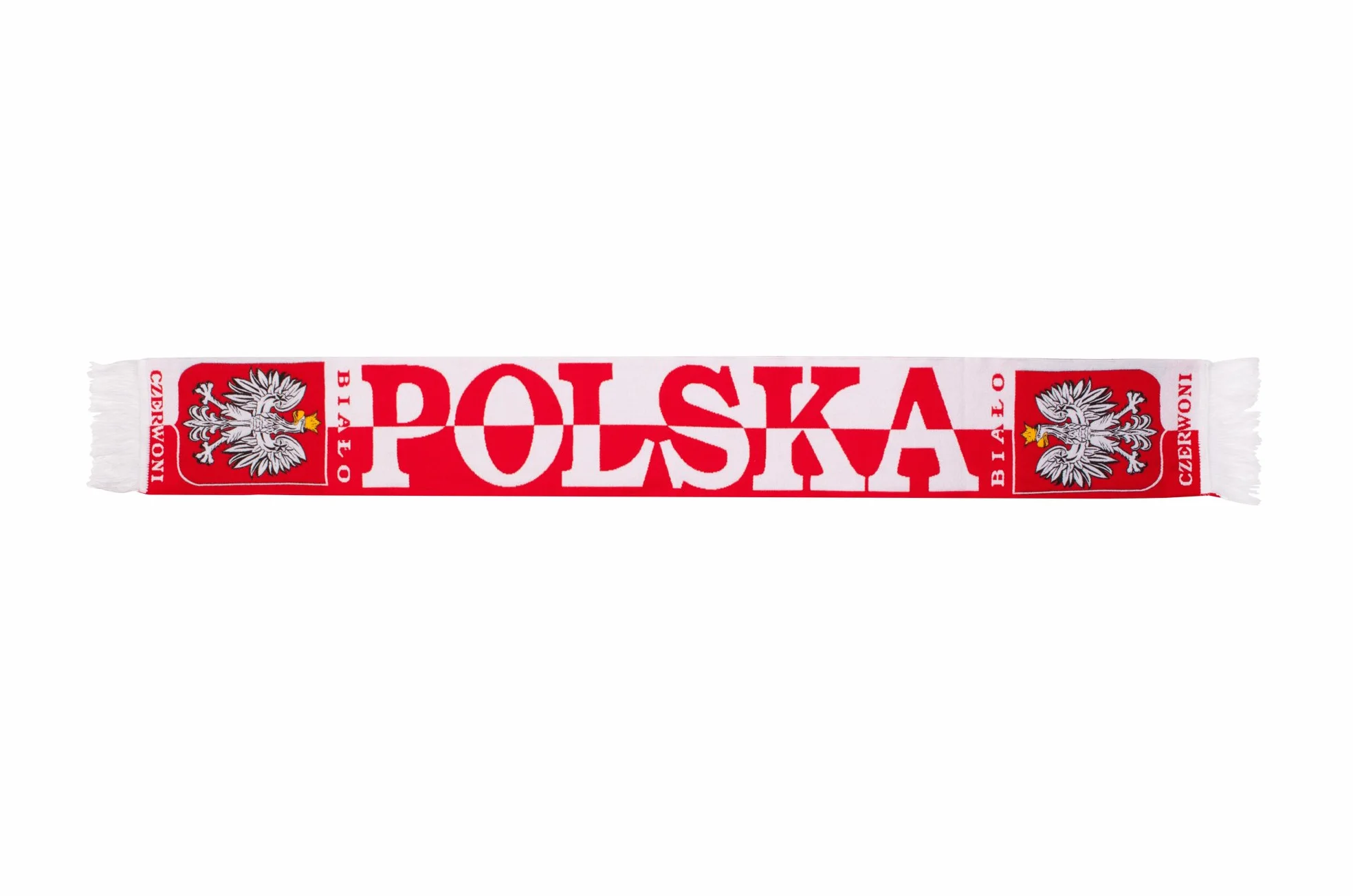 Poland Polska Authentic tkany szalik piłkarski