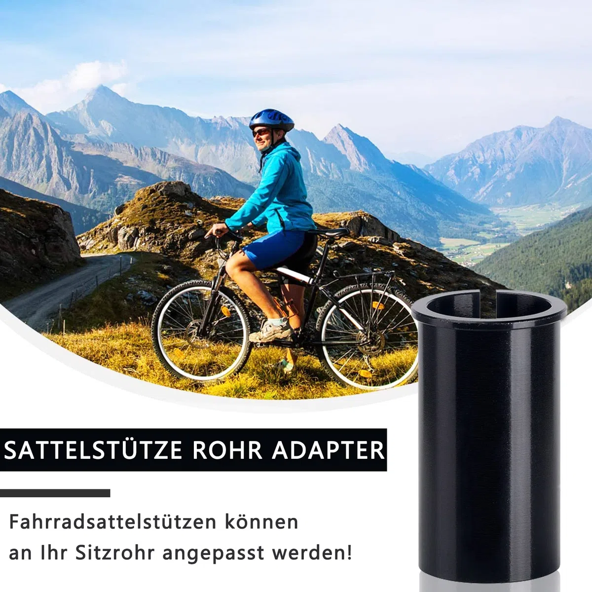 Adapter do sztycy podsiodłowej, ze stopu aluminium, tuleje redukcyjne do rowerów MTB i wyścigowych