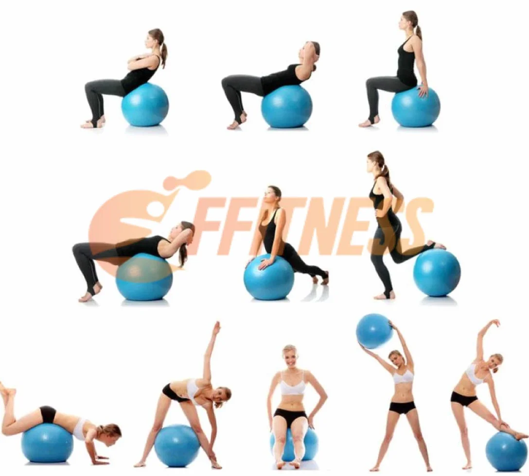 Piłka do gimnastyki przedporodowej Big Gymball 55-95 cm przeciwwybuchowa