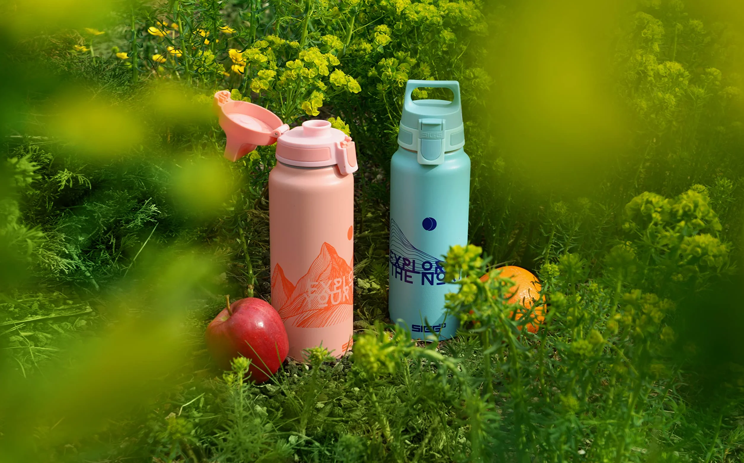SIGG WMB ONE górne różowe zamknięcie (jeden rozmiar), część zamienna do butelki do picia SIGG, jednoręczna i szczelna nasadka zamykająca