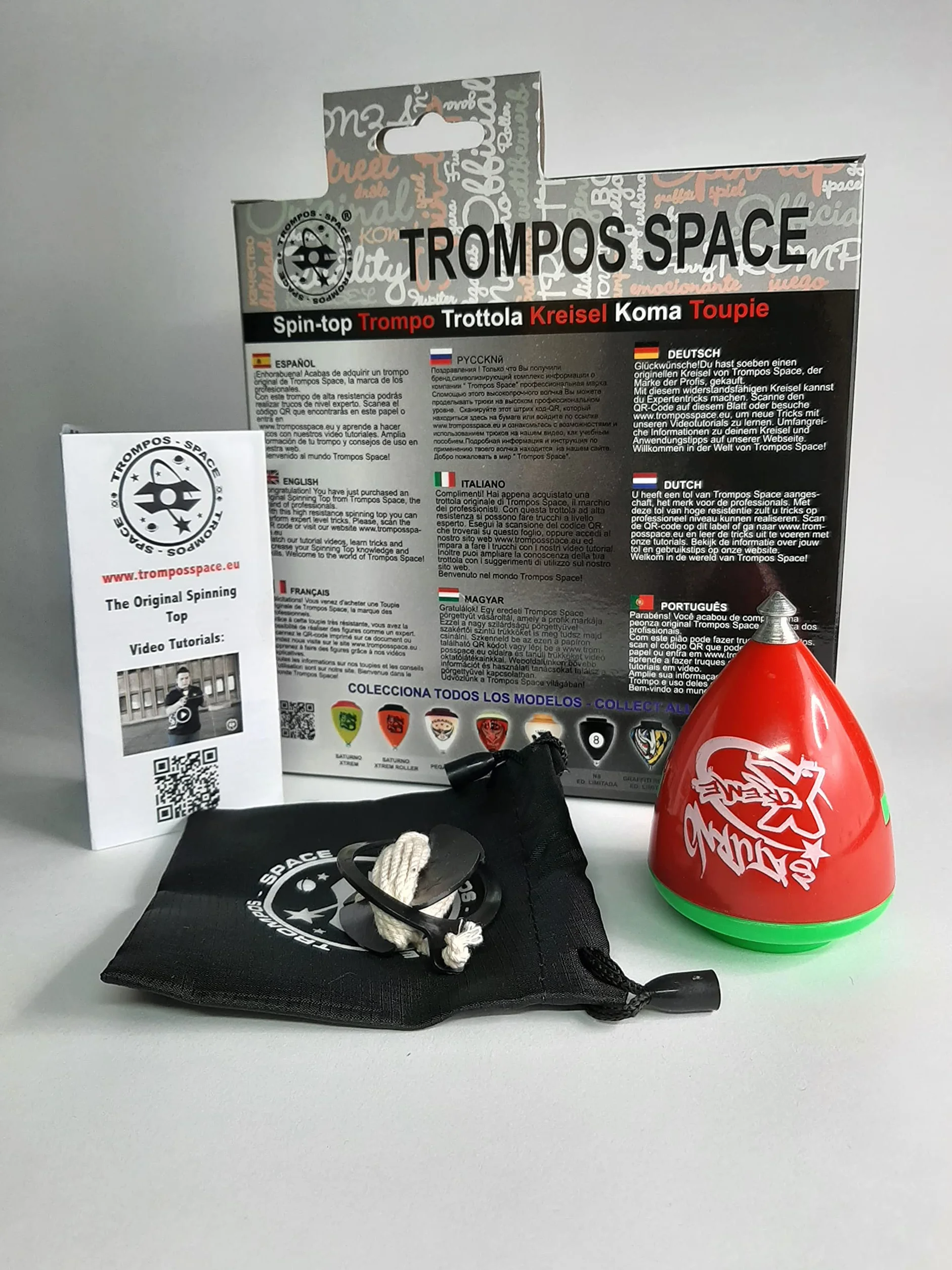 Trompos Space Saturn XT Gerardo Montero i Javi Maryi Butka Czerwony Średni