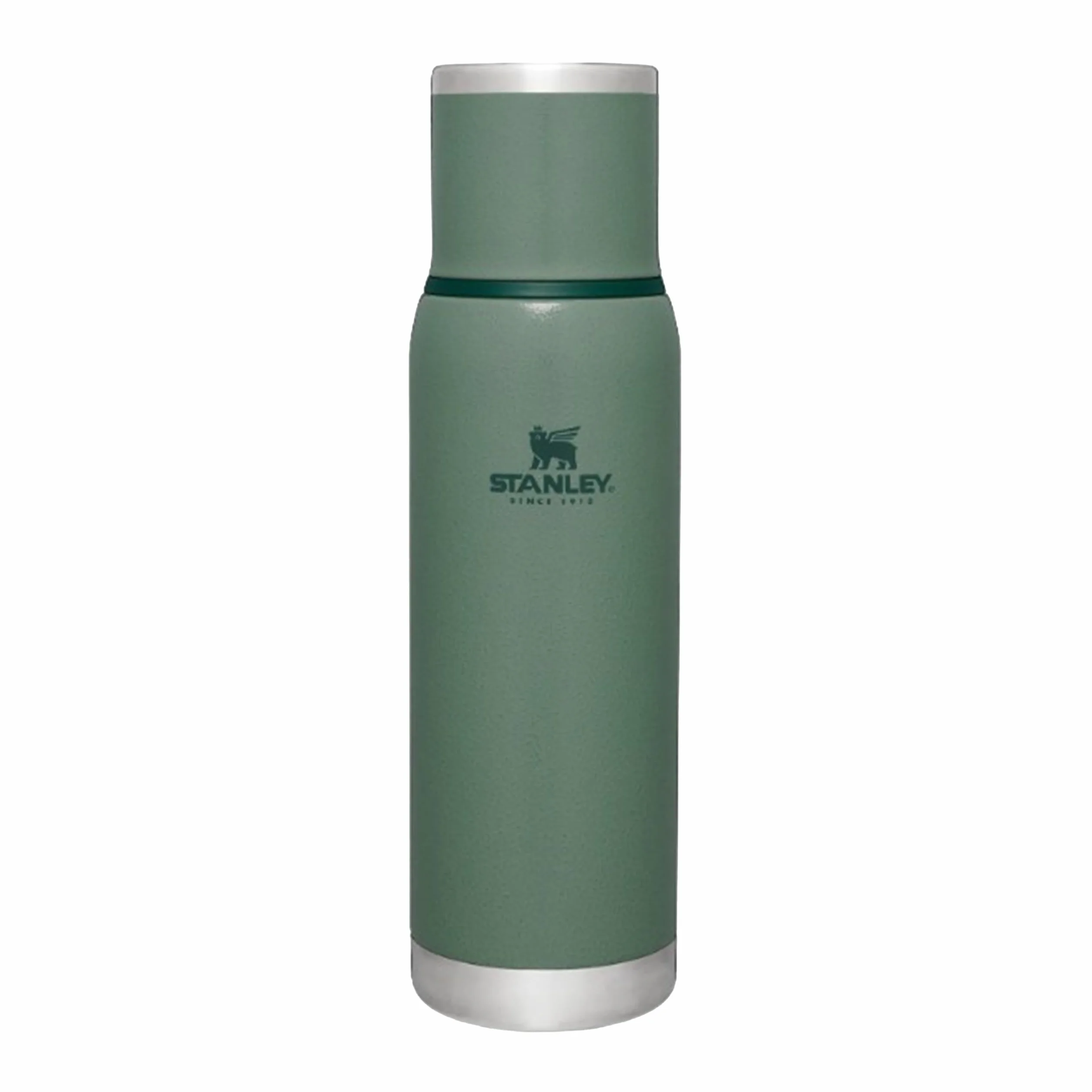 Stanley 1913 Adventure To-Go Bottle - 25 godzin gorąca - 27 godzin zimna - szczelna - izolowana pokrywka - Bez BPA - korek wlewu z kontrolą przepływu - Bez BPA - Do Mycia w Zmywarce