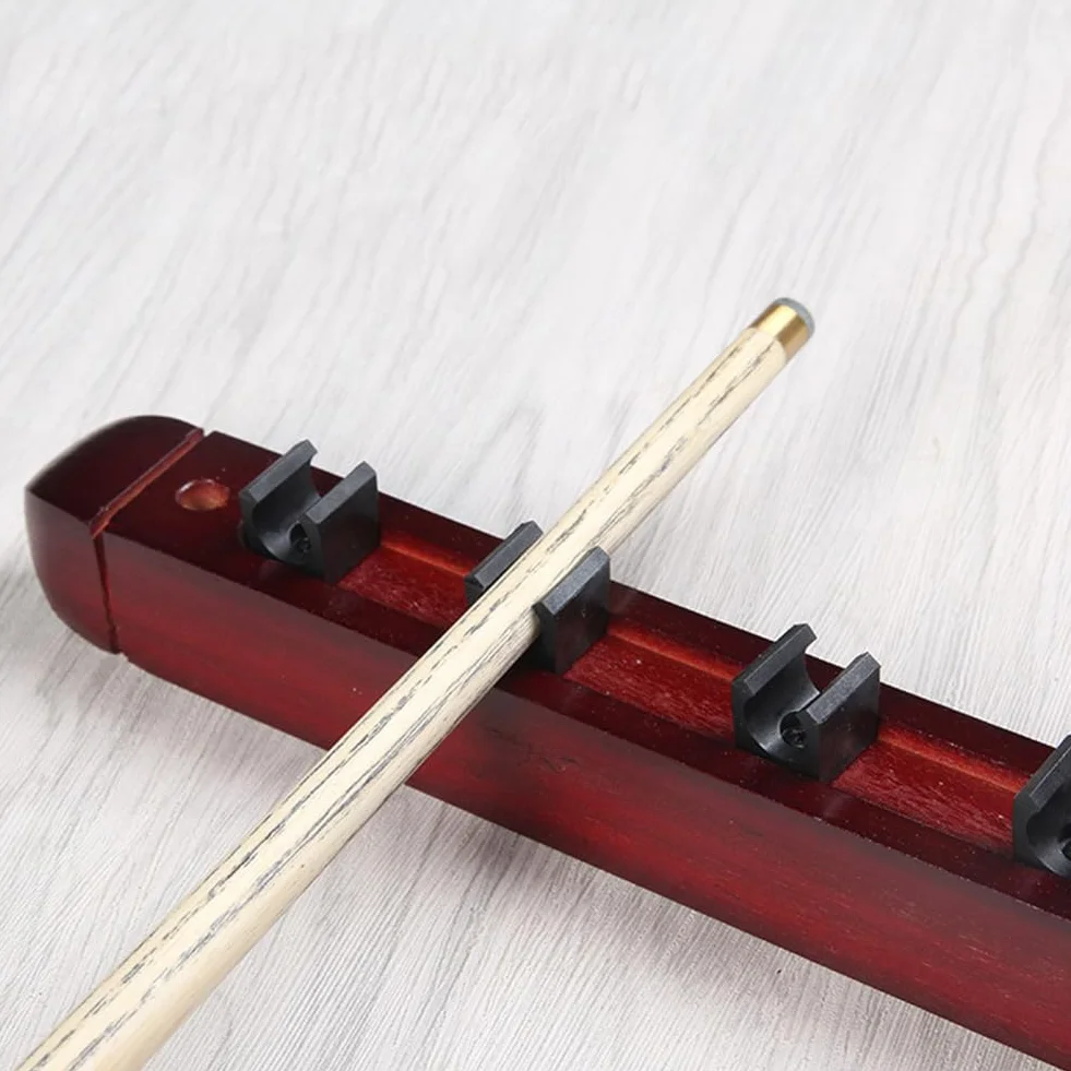 Drewniany stojak na kije bilardowe uchwyt ścienny Set Pool Cue Rack