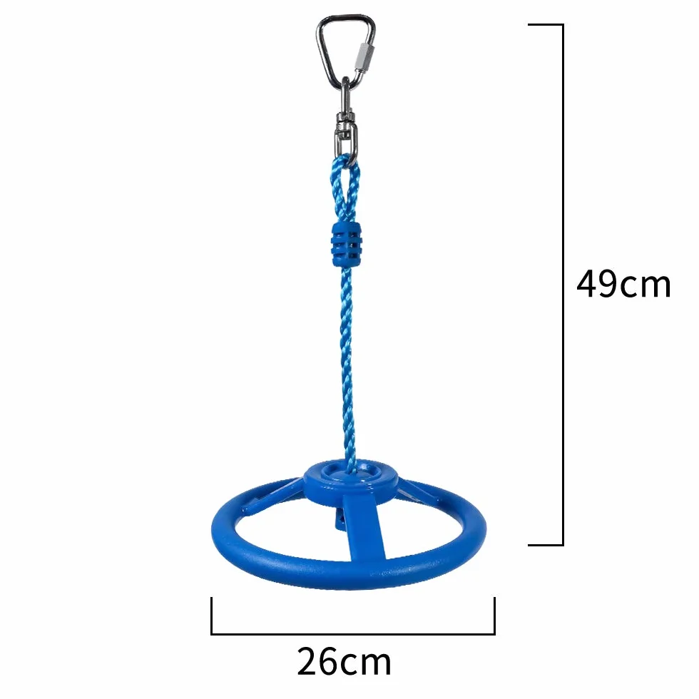 Ninja Slackline koło zamachowe, akcesoria do użytku na zewnątrz, kolor niebieski