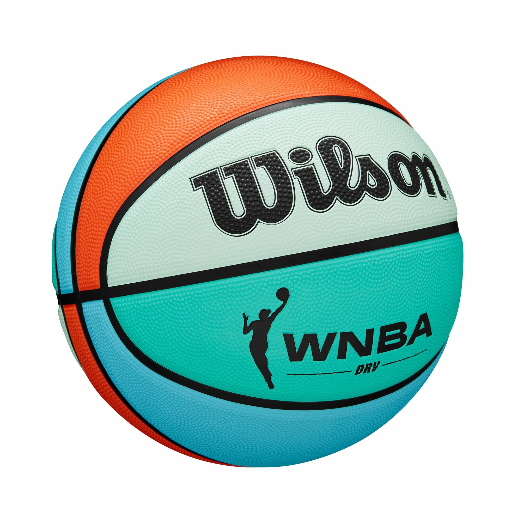 Wilson WNBA DRV koszykówka outdoorowa pomarańczowa turkusowa 6