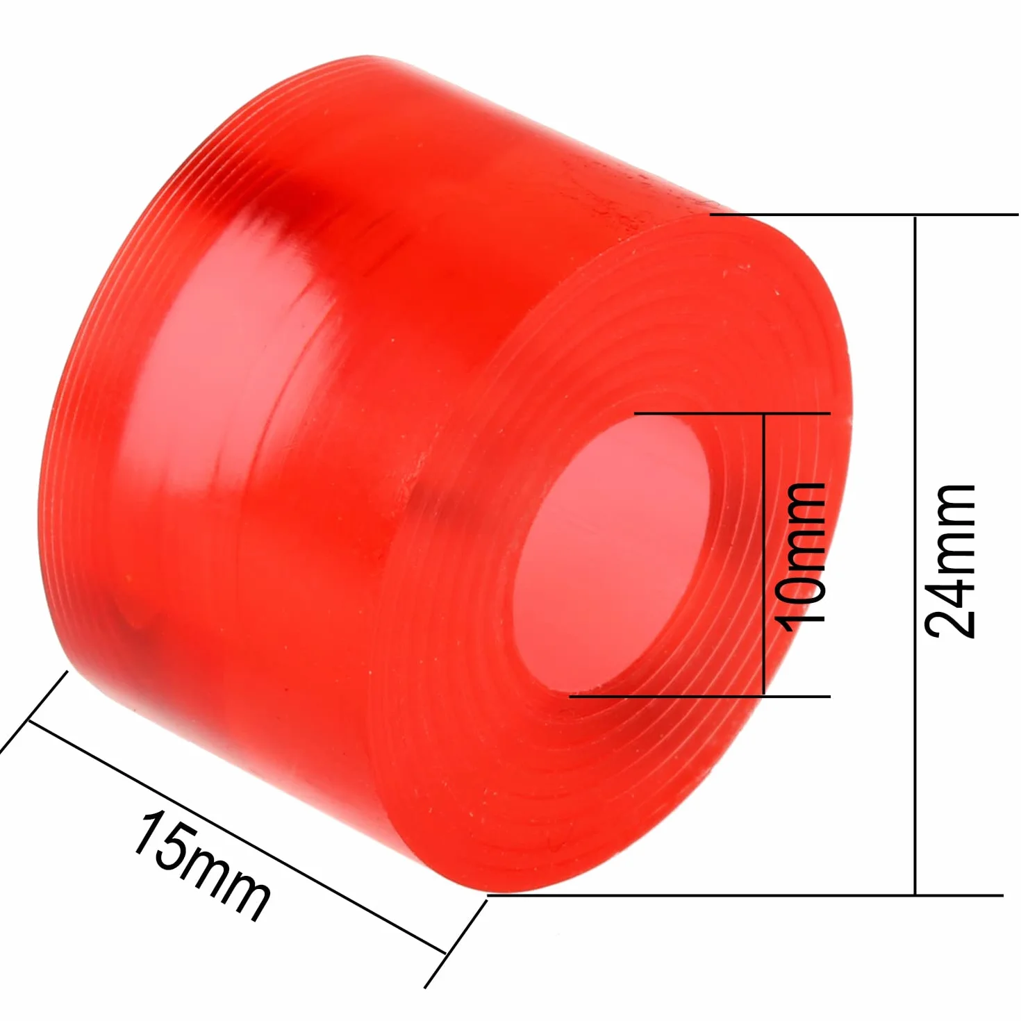 FunTomia Gumka do kierowania do longboardu, deskorolki lub mini deskorolki (bushings) do dwóch osi