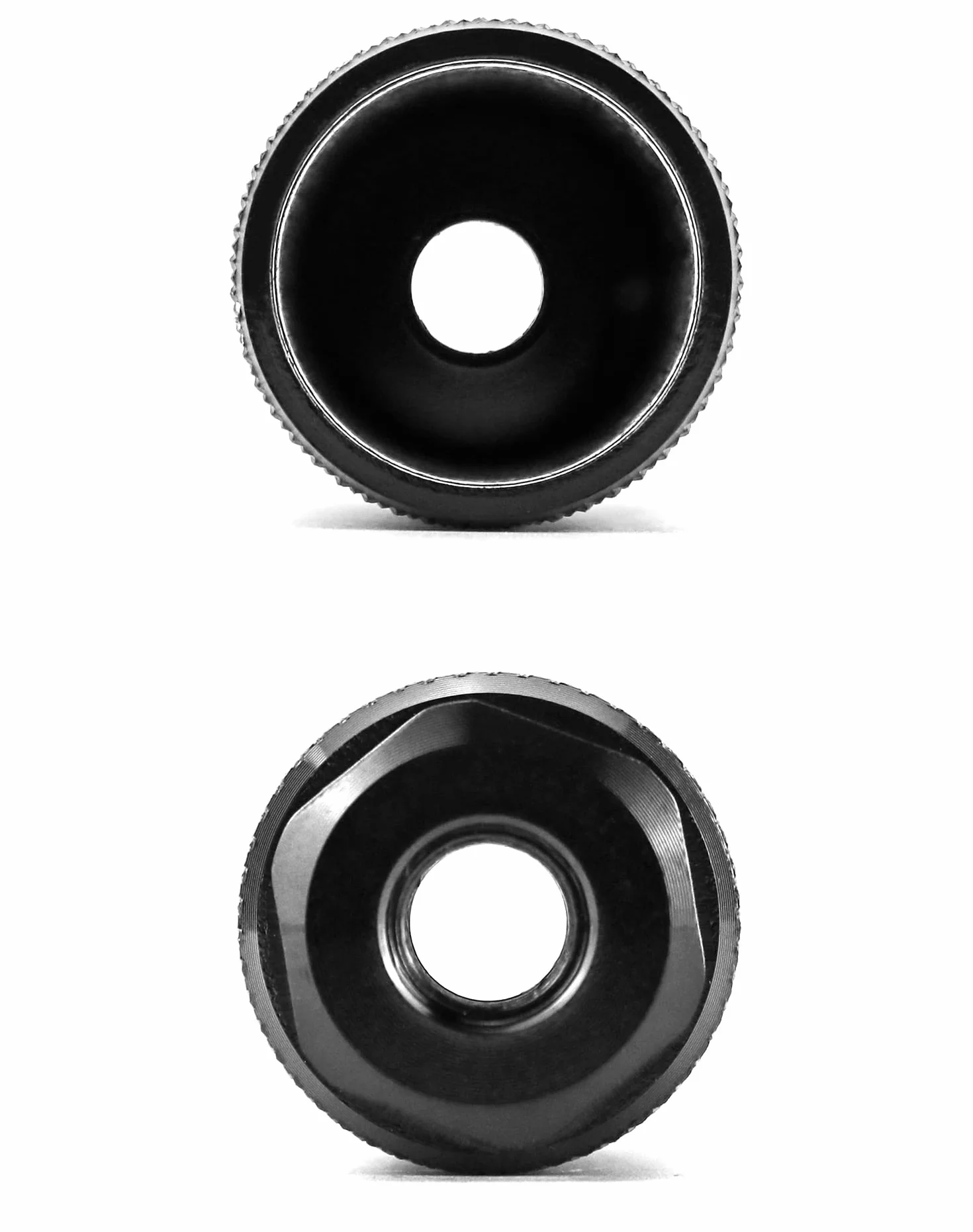 QWORK® Kołki rowerowe, kołki BMX, podnóżki rowerowe ze stopu aluminium, do BMX, roweru górskiego, roweru szosowego, kołki kaskaderskie, obciążenie 100 kg (czarny)