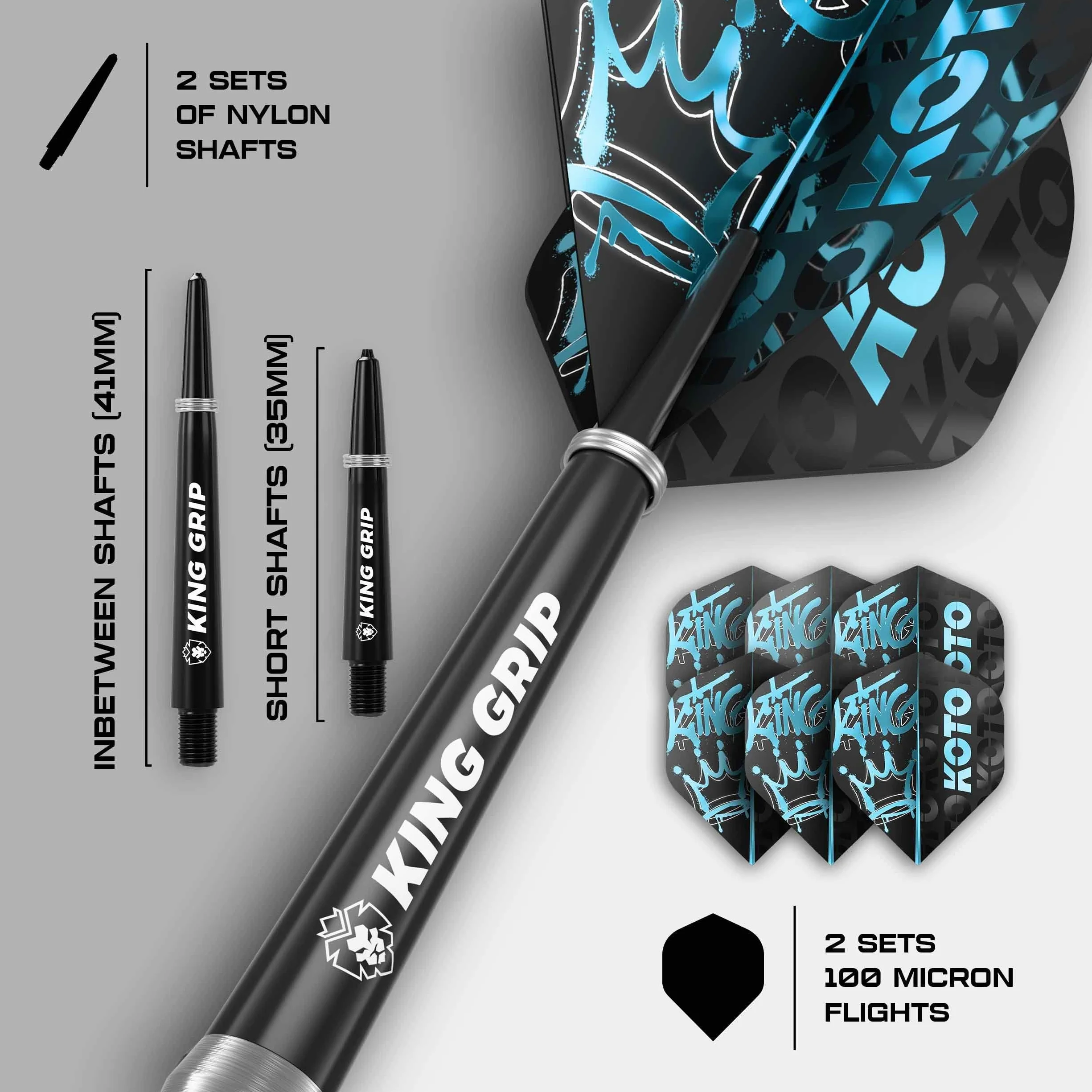 KOTO Excalibur 90% Tungsten Darts Lotki