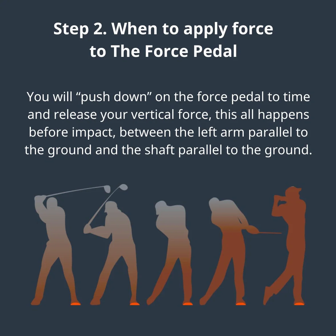 The Force Pedal 2 pedały pomoc podczas treningu golfa siła reakcji stabilność
