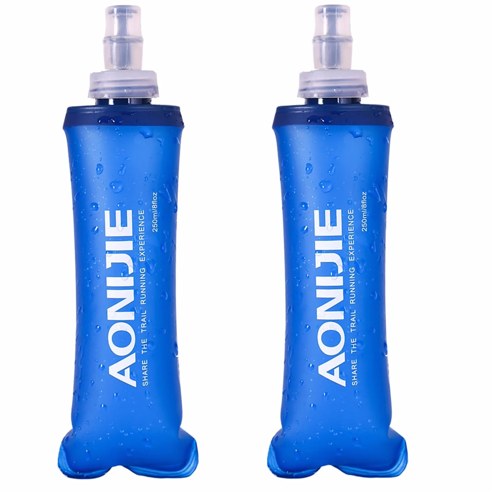 TRIWONDER Składana butelka z TPU na wodę 250 ml bez BPA do biegania