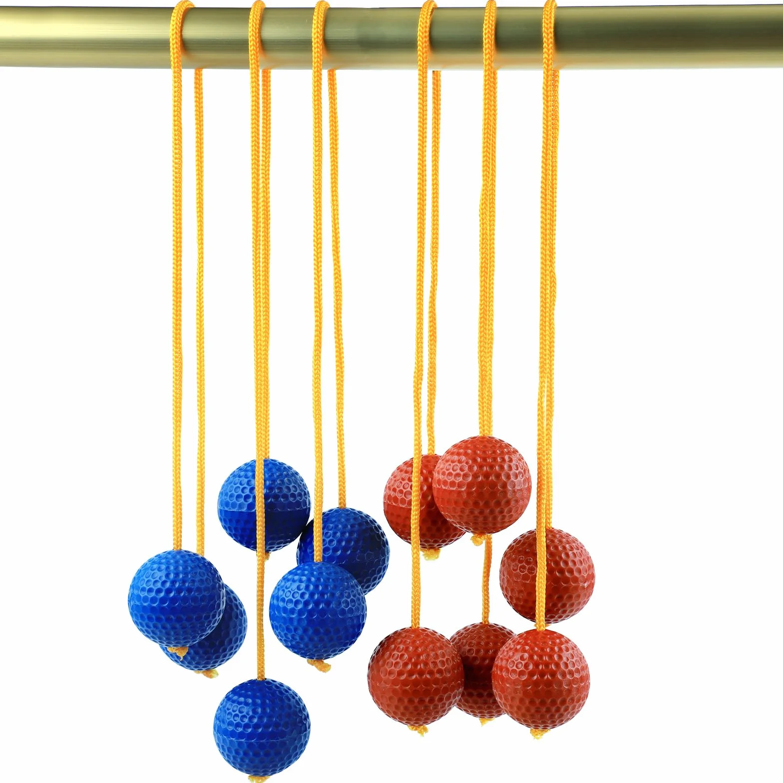 6 Paczek Wymiana Pilek Drabinkowych, Gra Ladder Ball Toss Ladderball Rzucanie Pilek Drabinka w Stylu Turniejowym Pilki Golfowe Akcesoria do Gier Sportowych Toss Match (Czerwony i Niebieski)