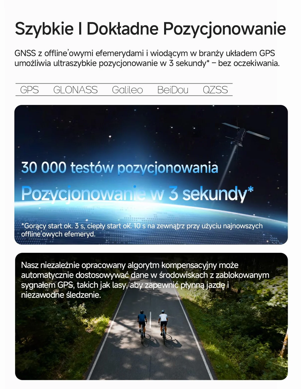 iGPSPORT BSC100MAX Licznik Rowerowy Bezprzewodowy, Duży Ekran 3 Cale, Automatyczny Start/Pauza, 40 Godzin Pracy Na Baterii, Konfigurowalne Dane, Wodoodporność IPX7