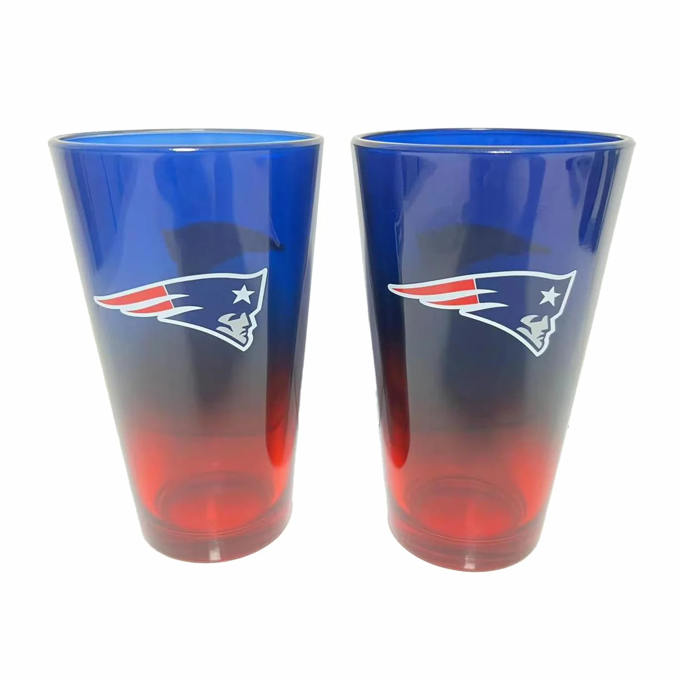 New England Patriots NFL Pint Szklanki Zestaw 2 szt. 475 ml