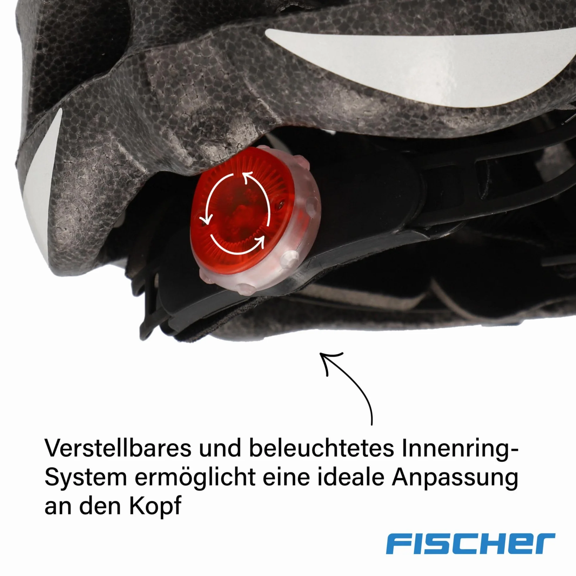 FISCHER Kask rowerowy dla dorosłych, kask rowerowy Hawaii, rozmiar S/M, 54-59 cm, biało-różowy