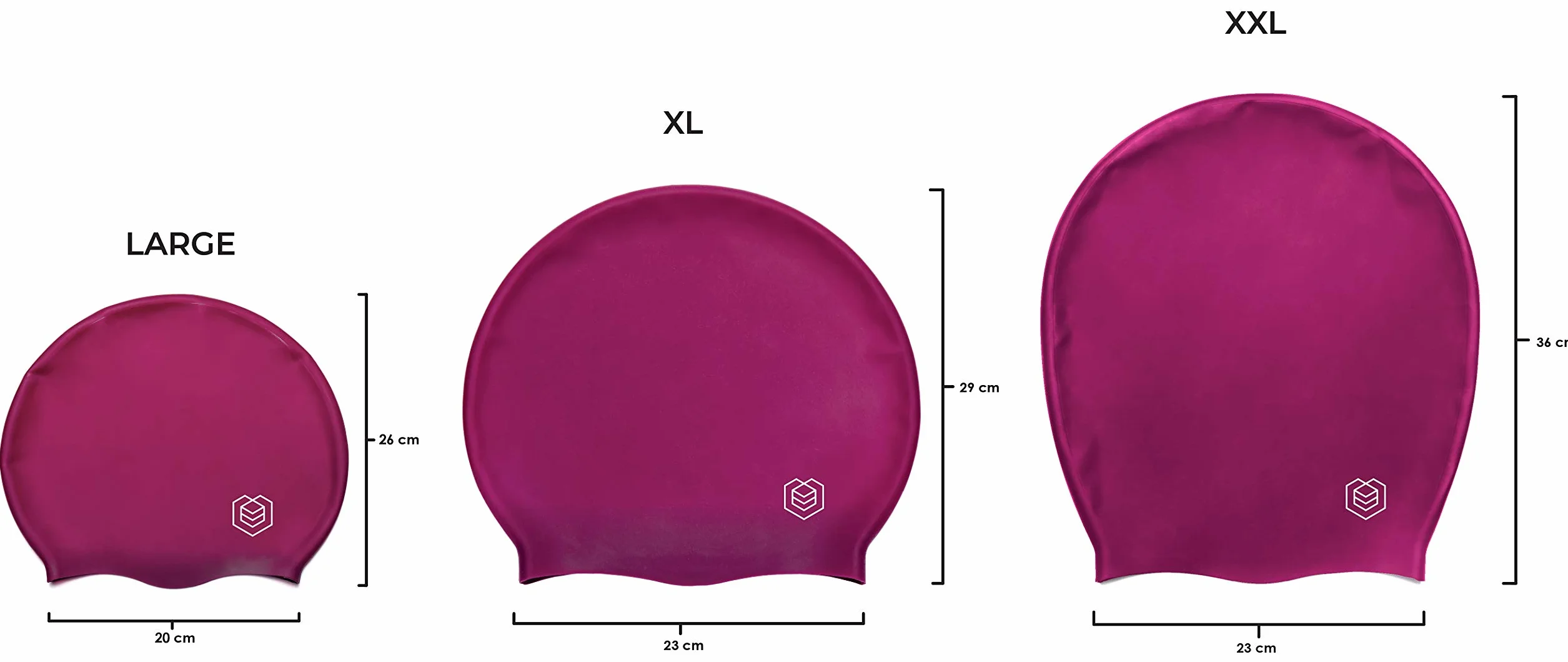 SOUL CAP XL – Bardzo duży czepek kąpielowy/czepek kąpielowy | Stworzony do kręconych włosów, przedłużania, warkoczy, rastów, fal i afo, dla mężczyzn i kobiet | 100% silikon premium (czarny)