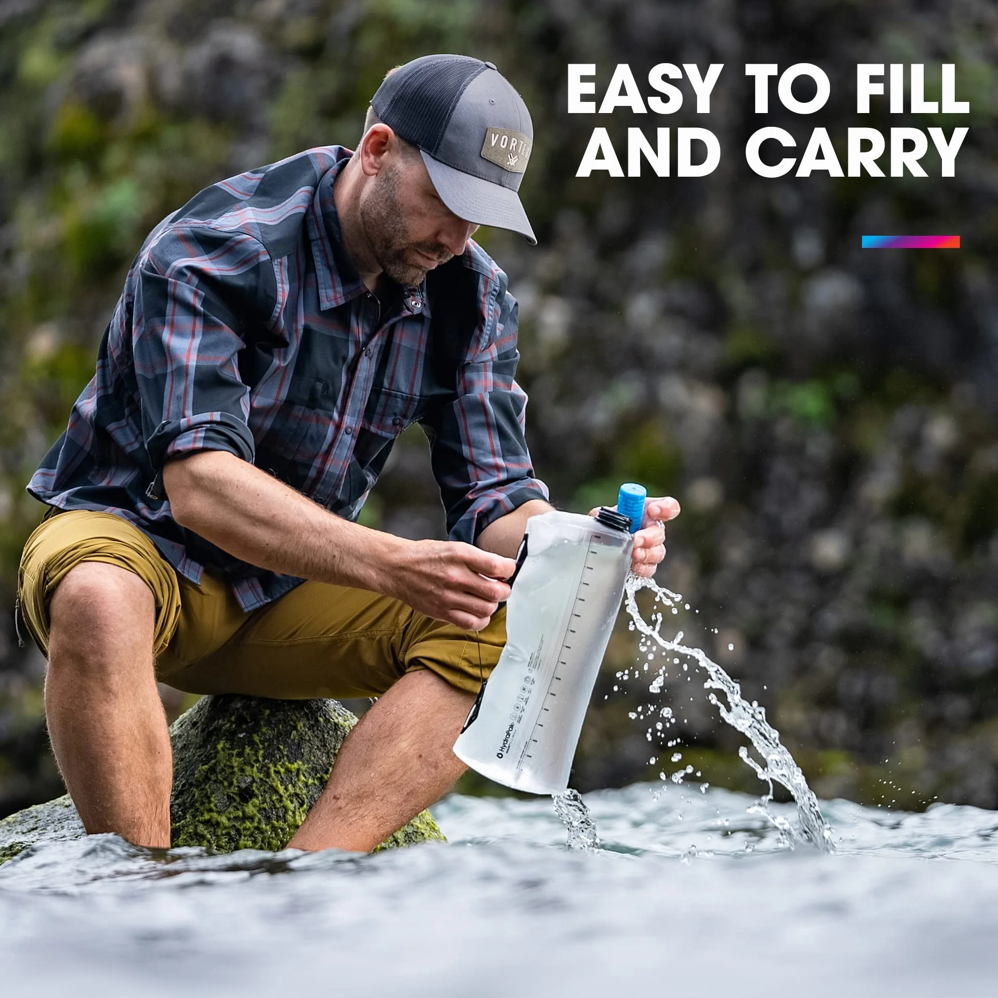 Hydrapak Seeker + 3L Zbiornik z filtrem wody pitnej dla dorosłych Unisex, czysty, 3 L