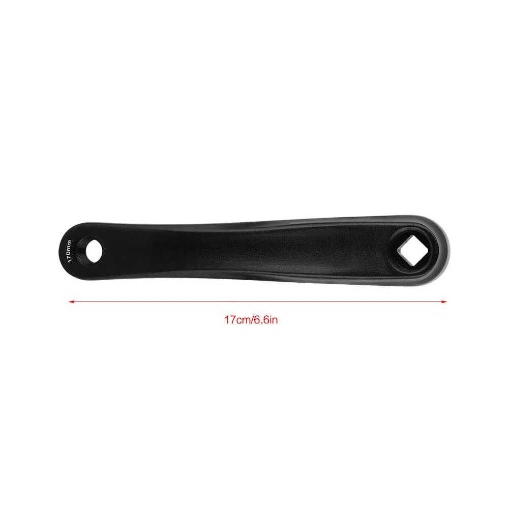 Korba rowerowa, 170mm rowerowa lewa korba z pojedynczym łańcuchem ze stopu aluminium Akcesoria do wymiany (2 #)