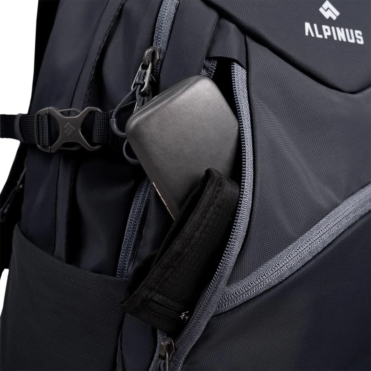 Alpinus Lecco plecak turystyczny 30 l – plecak trekkingowy dla mężczyzn i kobiet, plecak trekkingowy na wędrówki, kemping, uniwersalny plecak na trekking z kieszenią na laptopa, do pracy, na uczelnię
