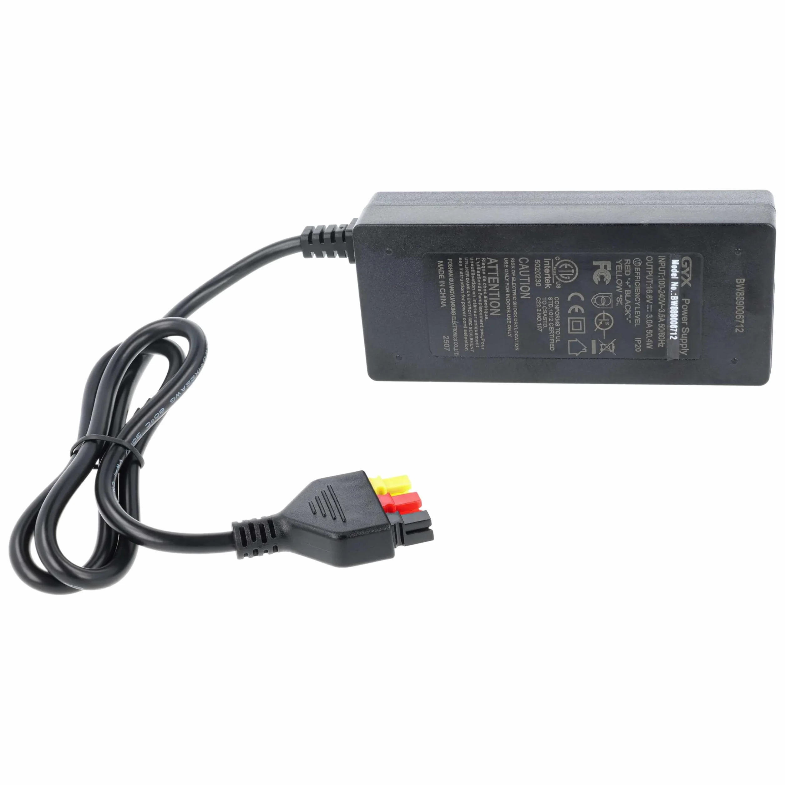 vhbw Ładowarka kompatybilna z Powakaddy FW5, FW3, FW7s, FW7, PK3785, FW2, PK3583, C2, C2i, 4S8P Golf Caddy, wózek elektryczny