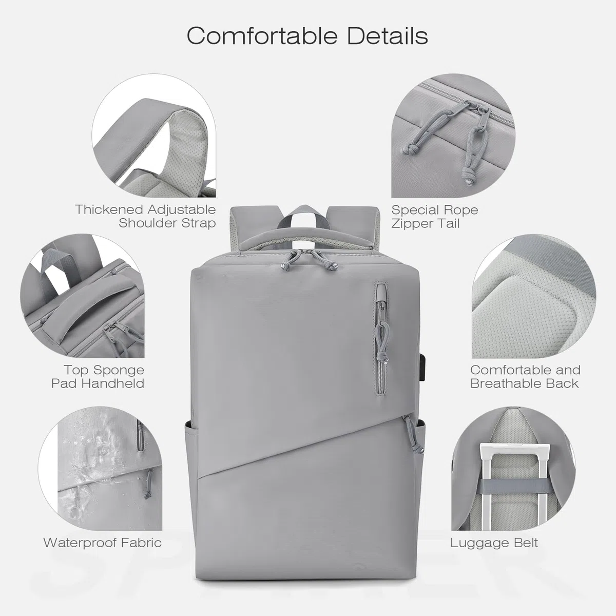 SPAHER 25L Plecak Podróżny 40x30x20cm Wizzair Vueling Plecak na Laptopa 15,6 Calowy Pracy Szkoły Podróży Wodoodporny Plecak Cabin Bag Mężczyzn Kobiet Antykradzieżowy Nastolatków