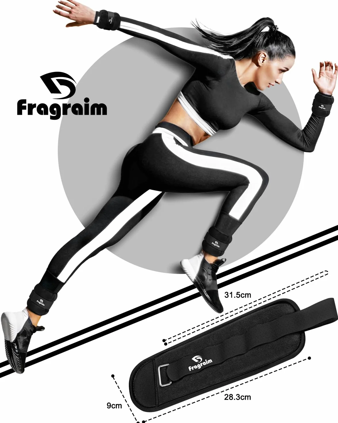 Ciężarki na kostki 1-10 funtów, para ciężarków na ramię, do fitnessu i treningu