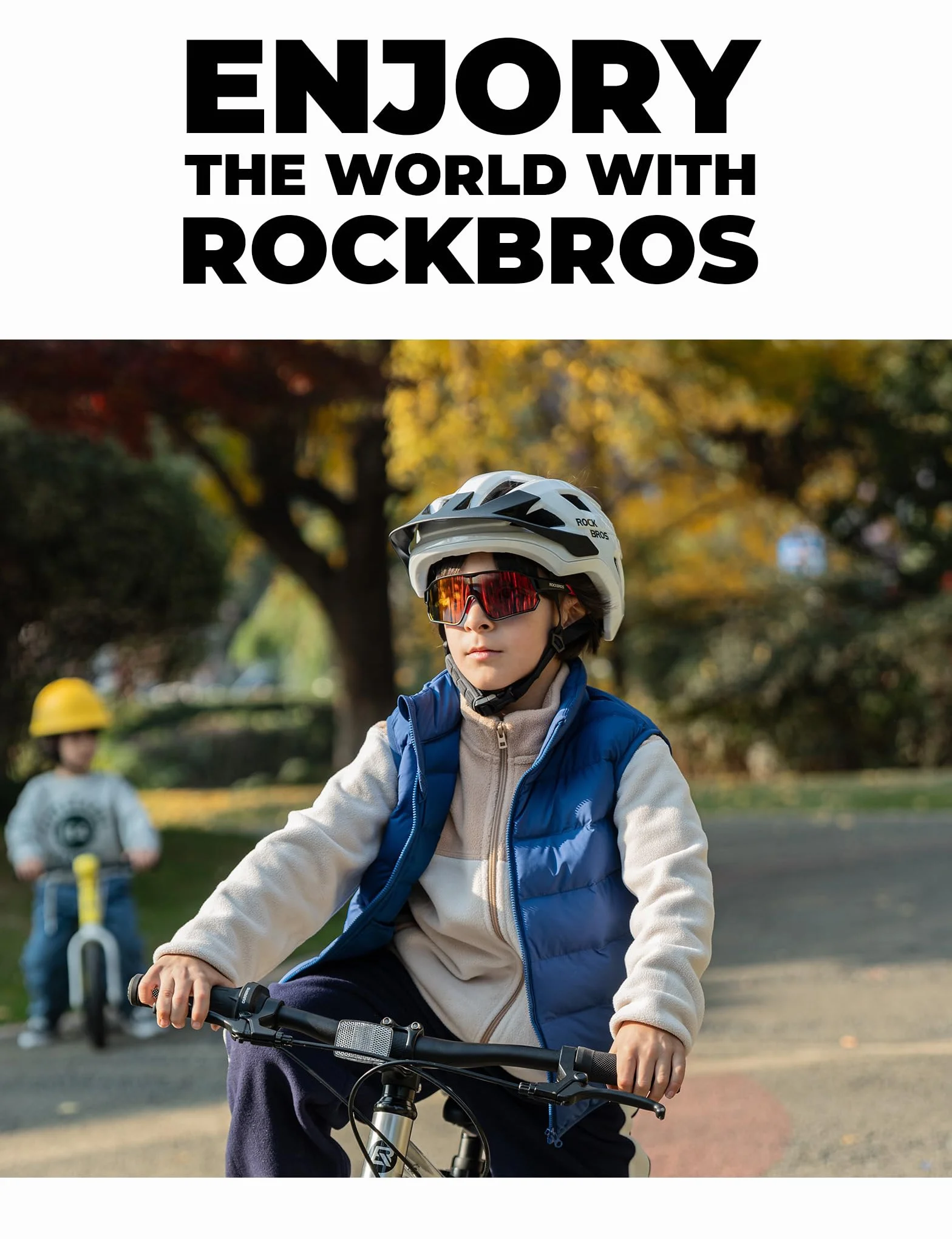 ROCKBROS Kask dziecięcy rowerowy regulowany 54-58 cm 270 g