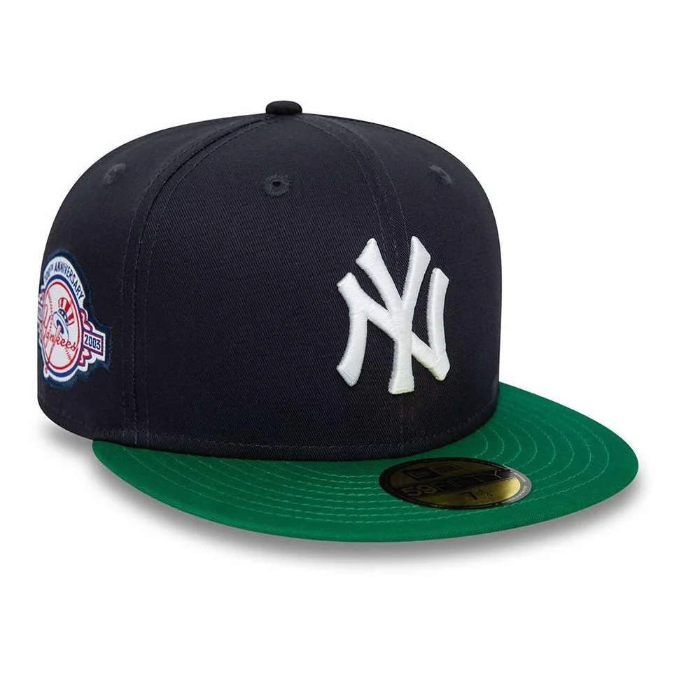 Czapka z daszkiem New Era Team Colour 59FIFTY New York Czarno-Zielona | Rozmiar 7 1/2 | 60 cm