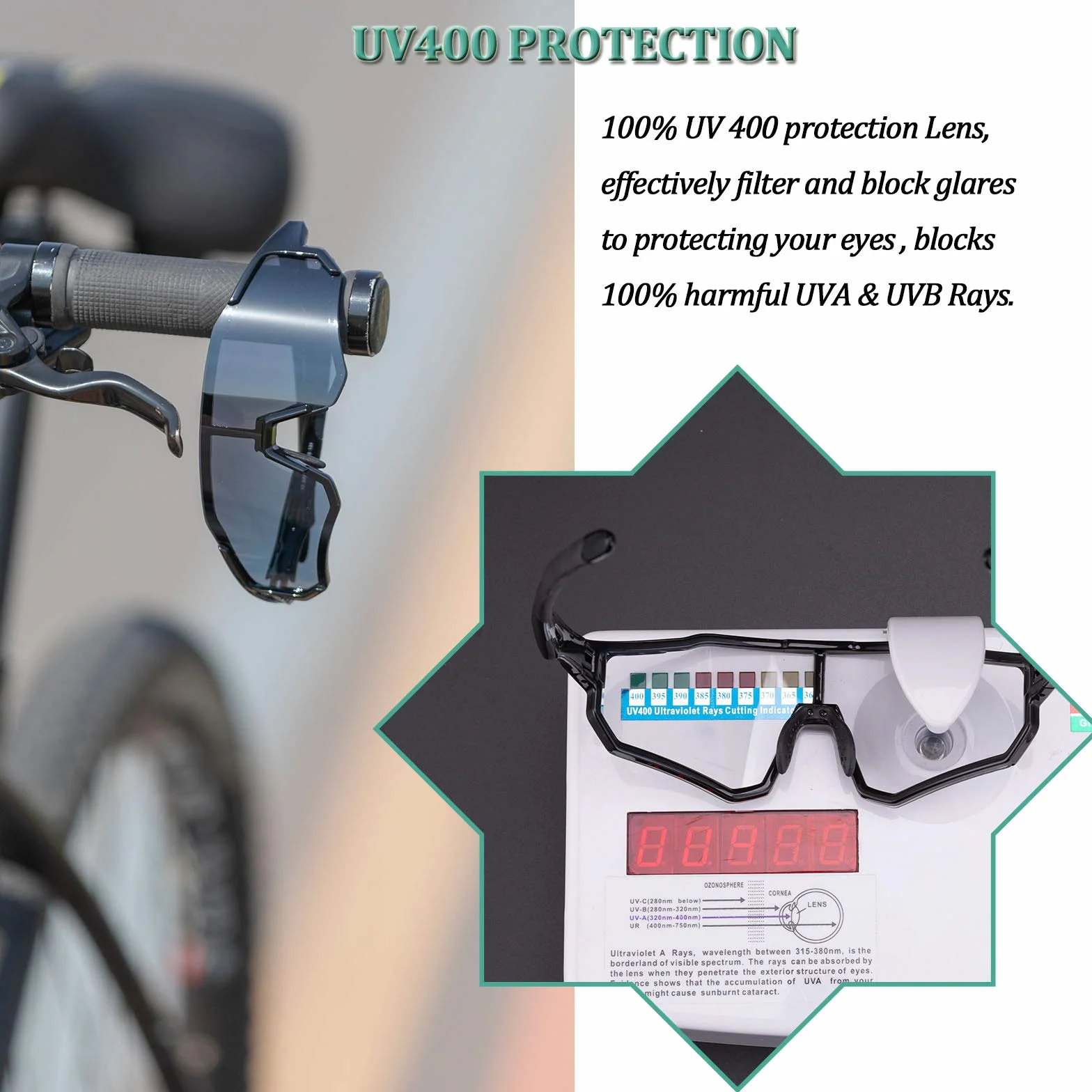 ROCKBROS Fotochromowe Okulary Rowerowe, dla Kobiet i Mężczyzn, Przeciwsłoneczne, Inteligentne Soczewki Automatycznie, Ramki TR, do Jazdy na Rowerze, Jazdy, Biegania, Wędkowania, Jazdy na Rowerze itd., Idealny Prezent Urodzinowy i Idealny Prezent Urodzinow