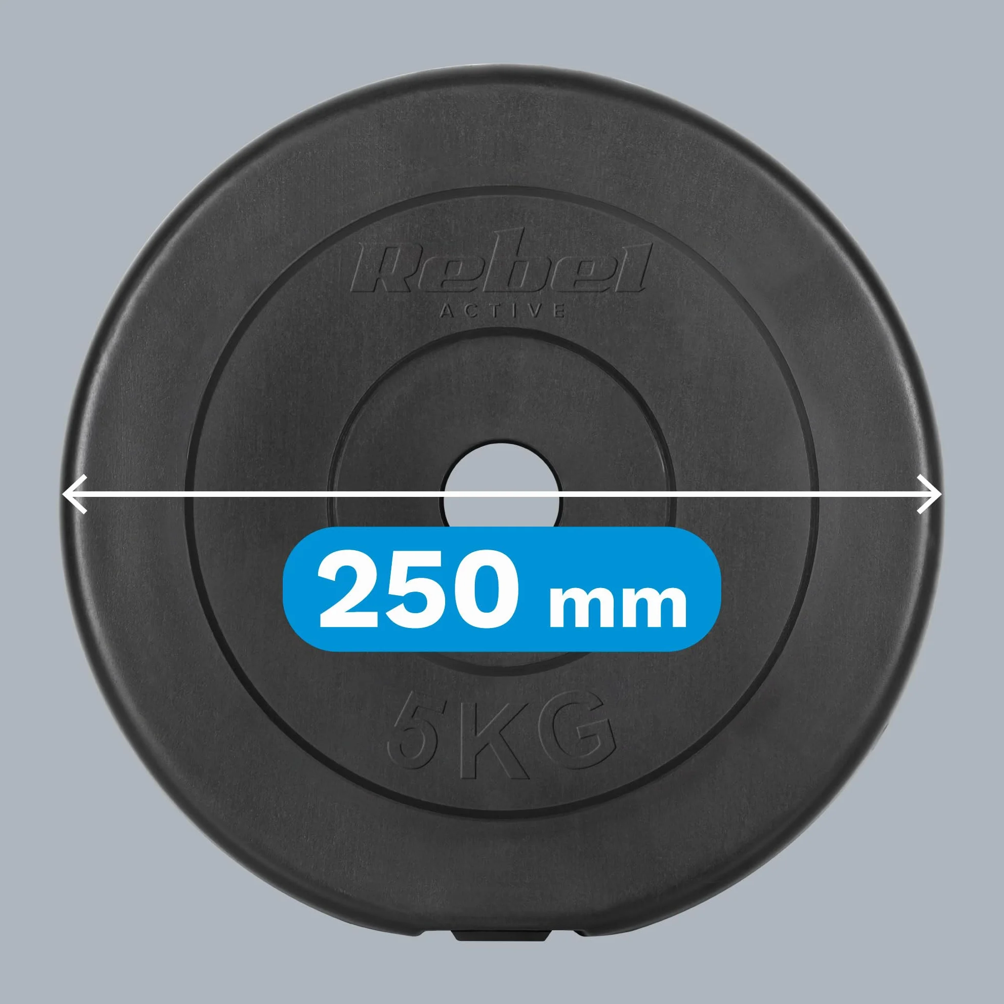 Rebel Zestaw Obciążeń Bitumicznych 4x5kg Otwór 31mm Talerz Klasyczny RBA-2116
