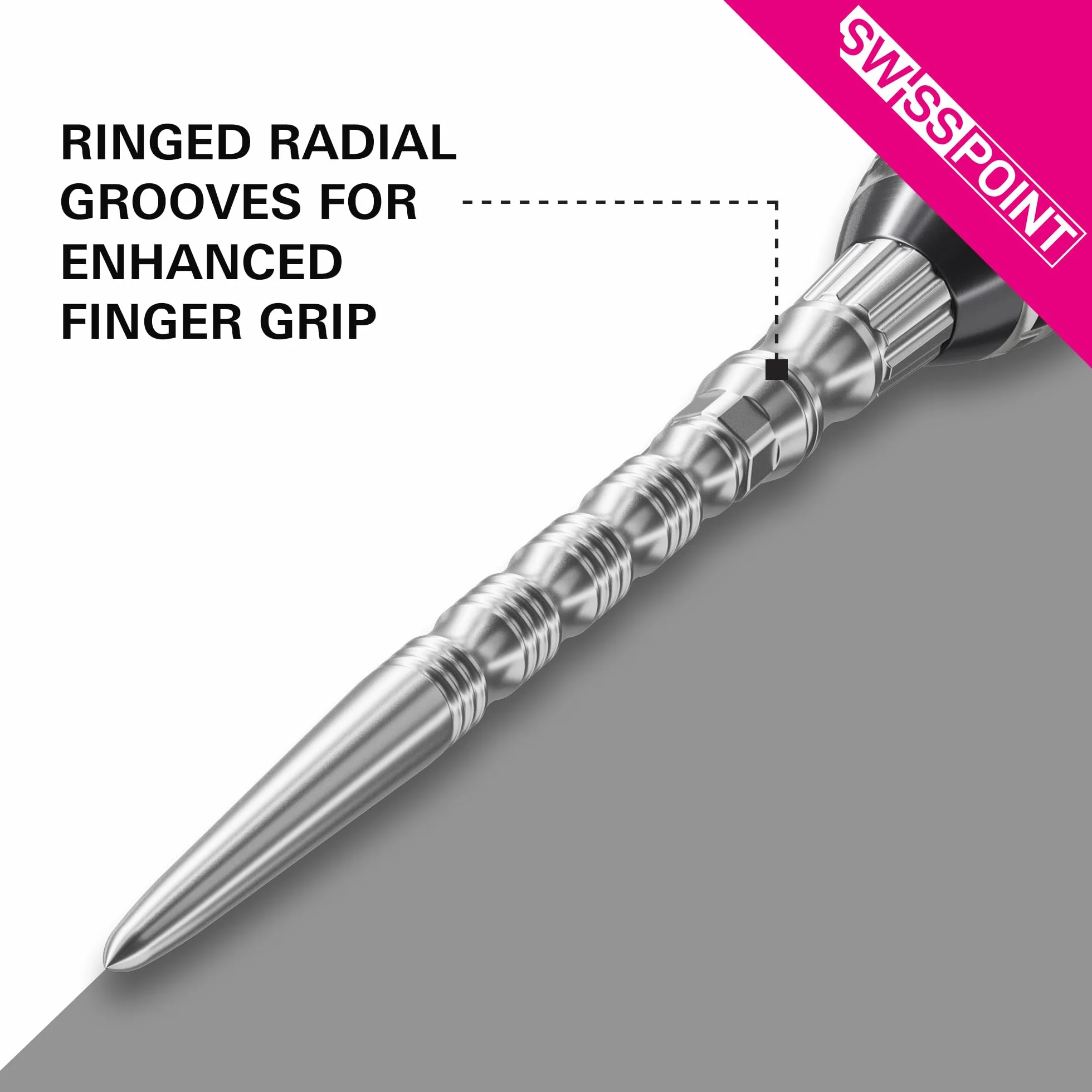 Target Darts Signature Swiss Point TRB Tips 3 Pack 30mm 35mm 42mm Złoto Srebro Czarny